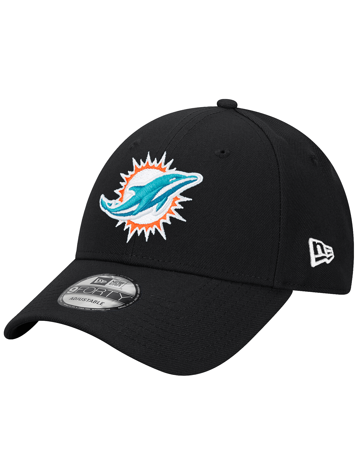 Miami Dolphins New Era NFL Team 9FORTY Snapback Hat - Black
