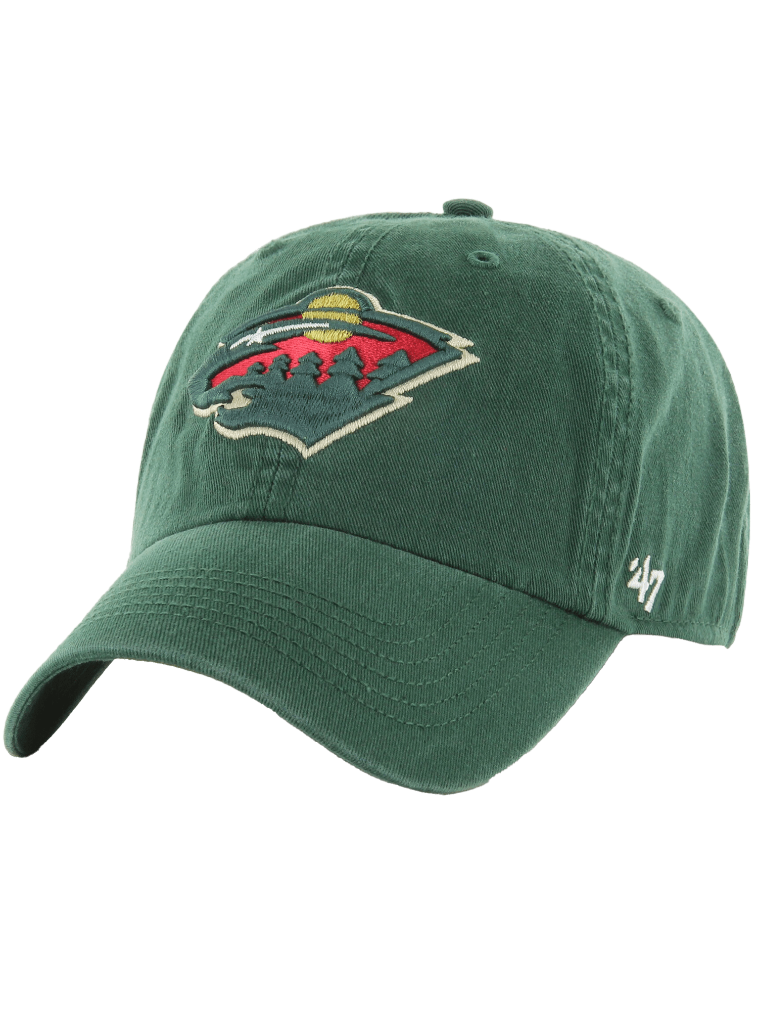 Minnesota Wild '47 NHL Team Clean Up Strapback Hat - Green