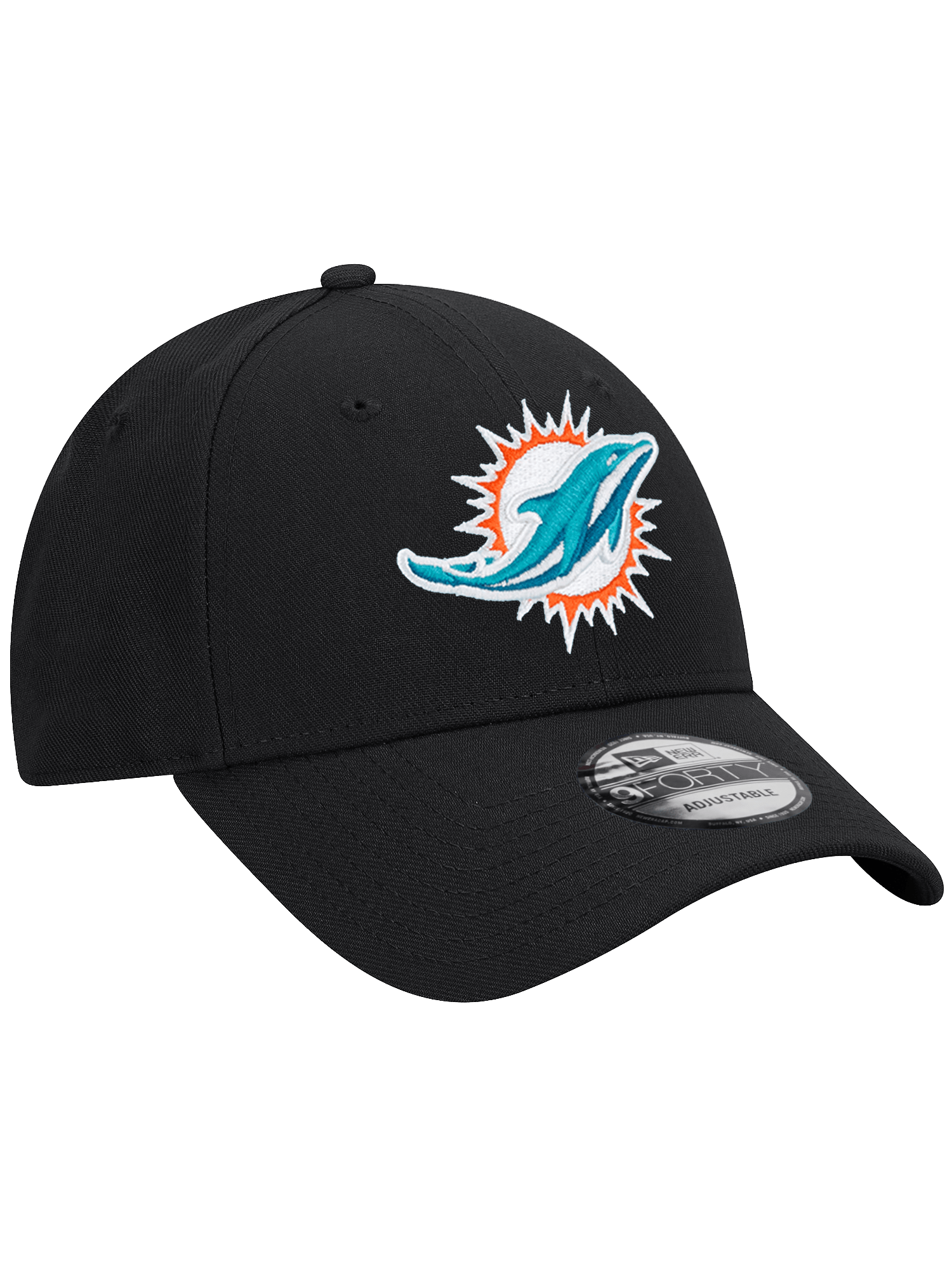 Miami Dolphins New Era NFL Team 9FORTY Snapback Hat - Black