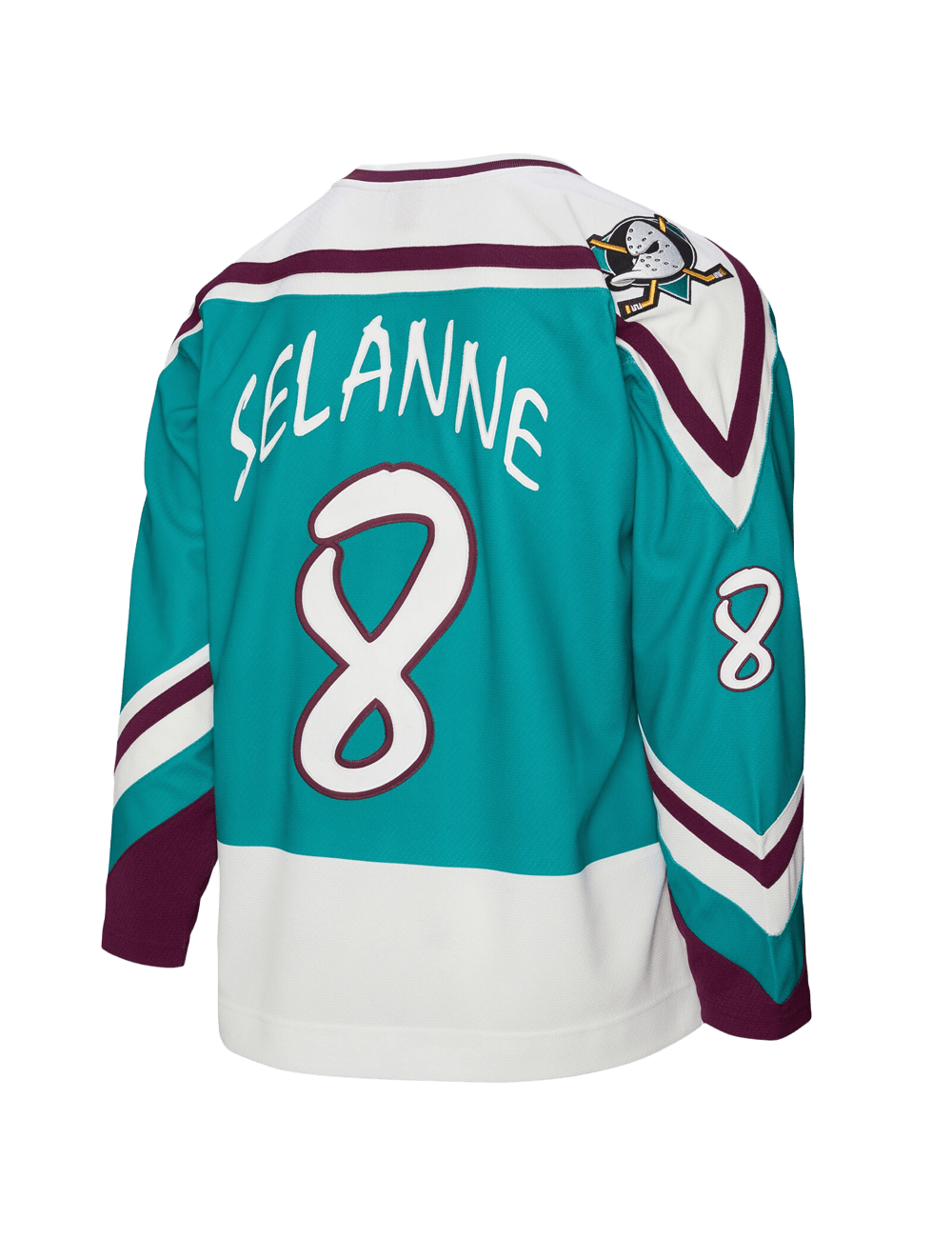 Teemu Selanne Anaheim Ducks Mitchell & Ness NHL 96 Alt Power Play Jersey - Teal
