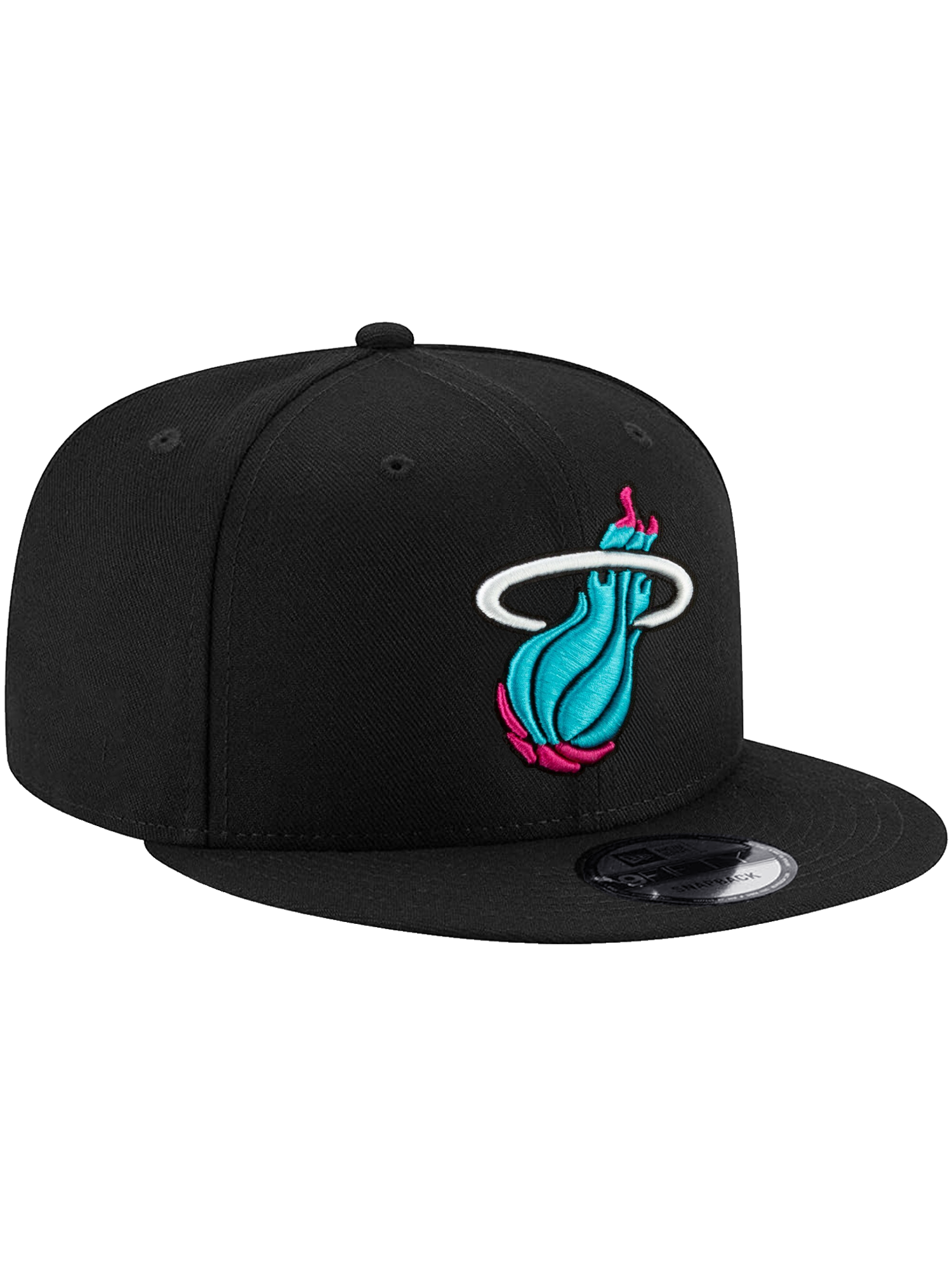 Miami Heat New Era NBA City Alt 9FIFTY Snapback Hat - Black