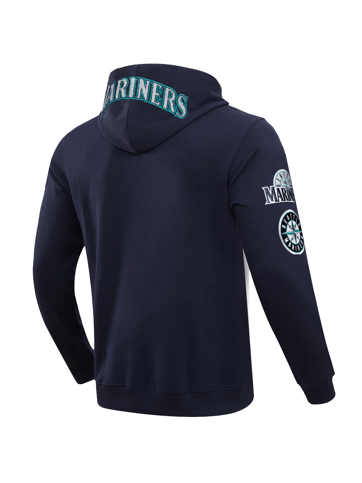Seattle Mariners Pro Standard MLB Team Chenille Hoodie Jumper  - Navy