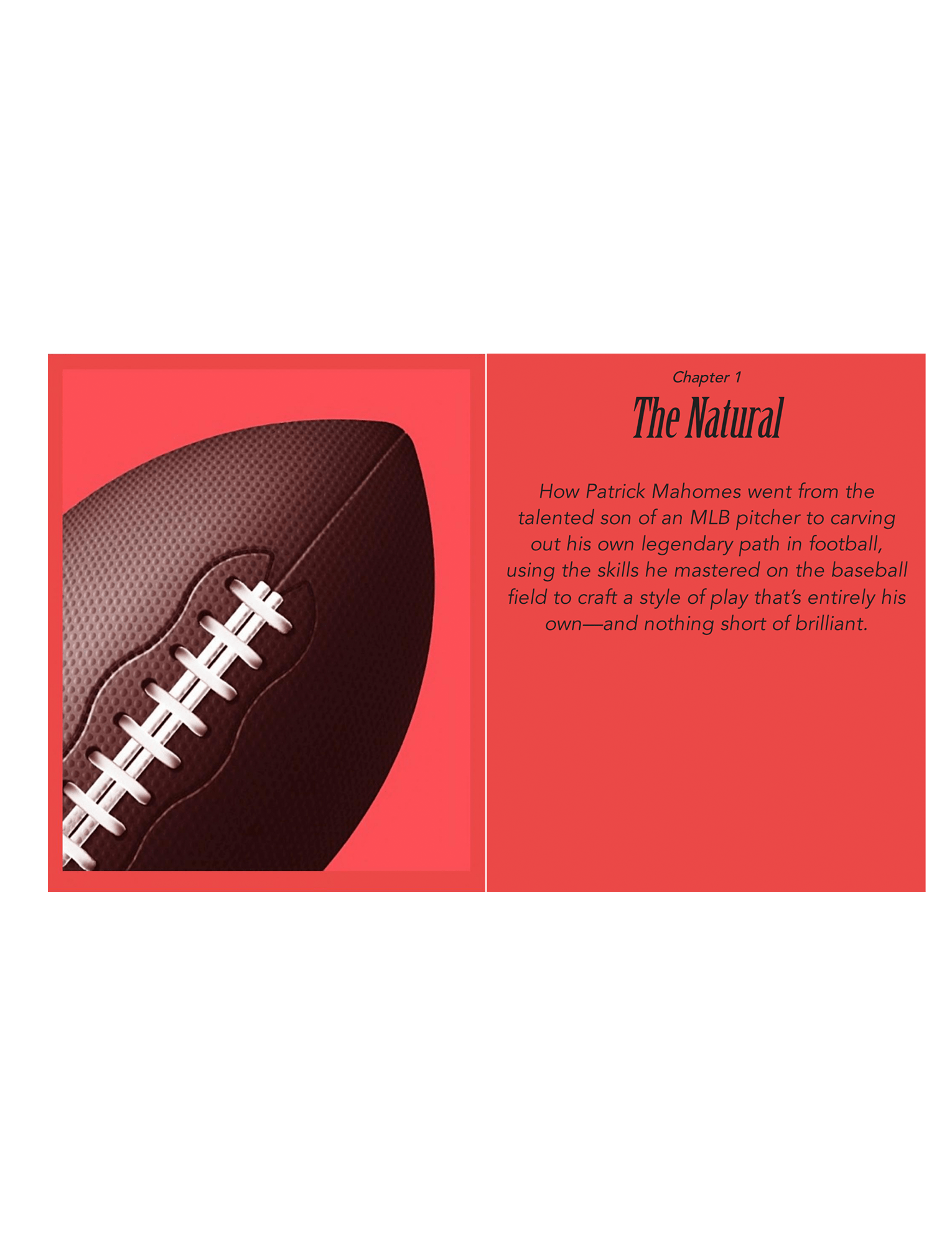The Little Book Of Patrick Mahomes Kansas City Chiefs NFL Hardcover Book