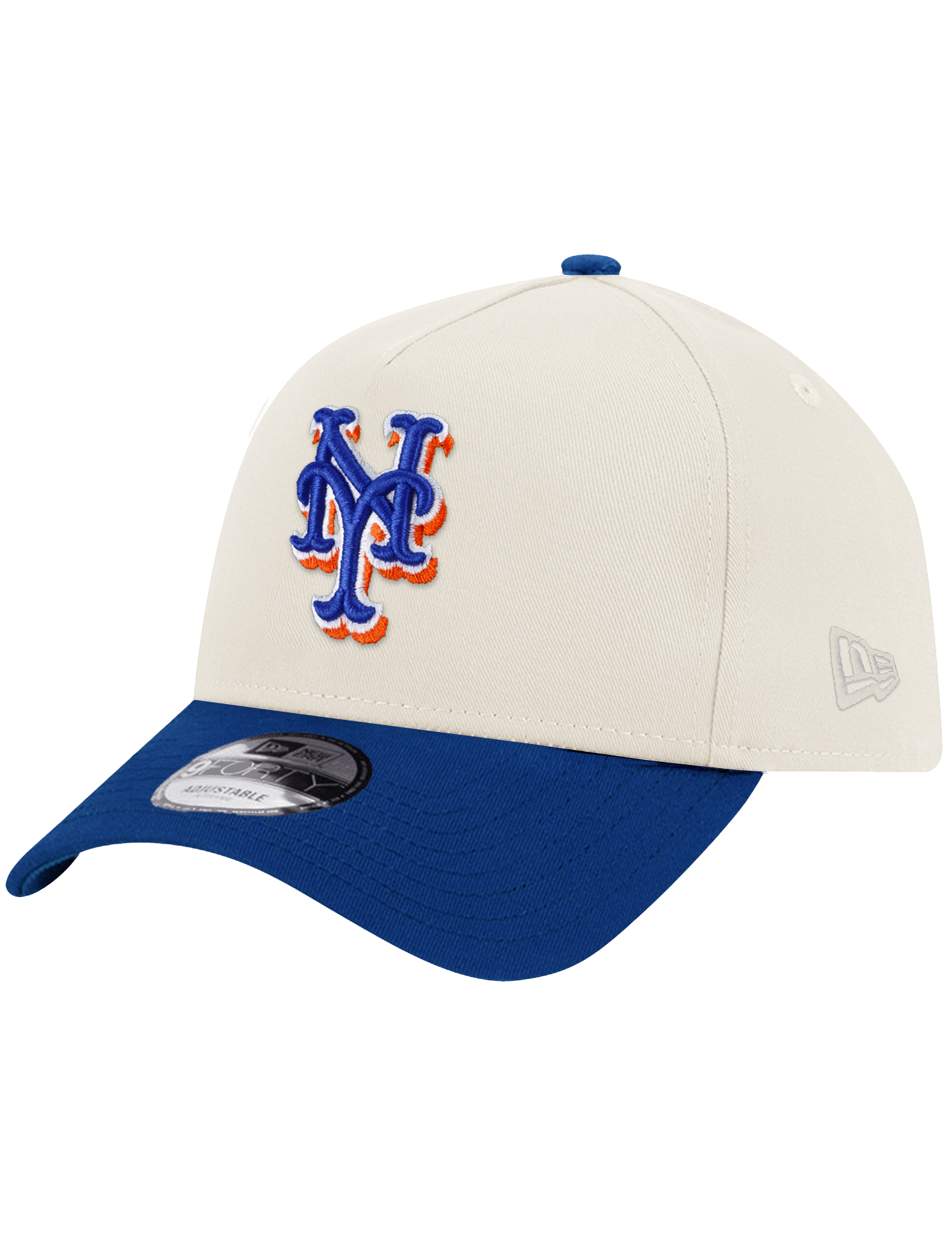 New York Mets New Era MLB 60th Ann 9FORTY A-Frame Snapback Hat - Chrome