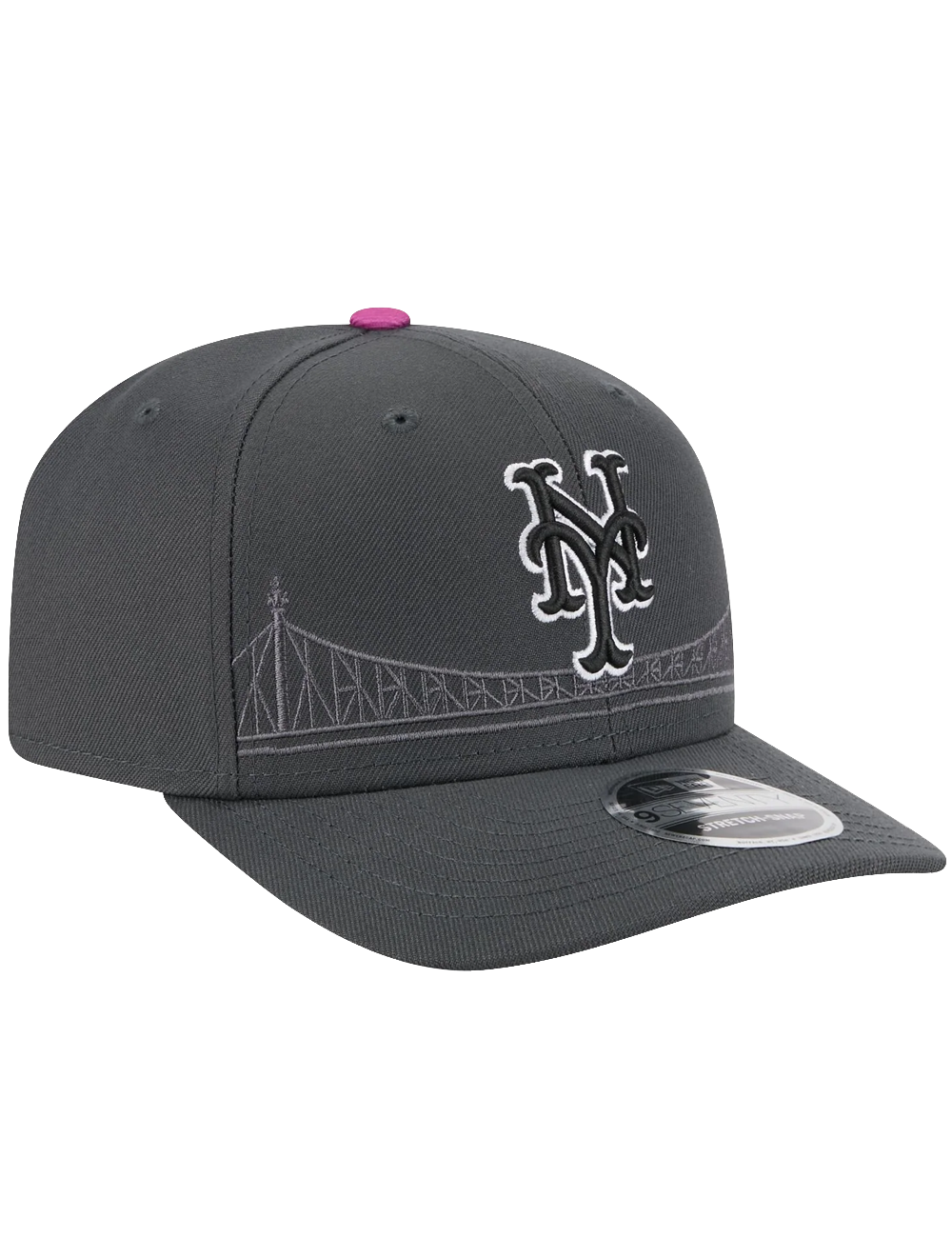 New York Mets New Era MLB City Connect 9SEVENTY Stretch Snapback Hat - Graphite