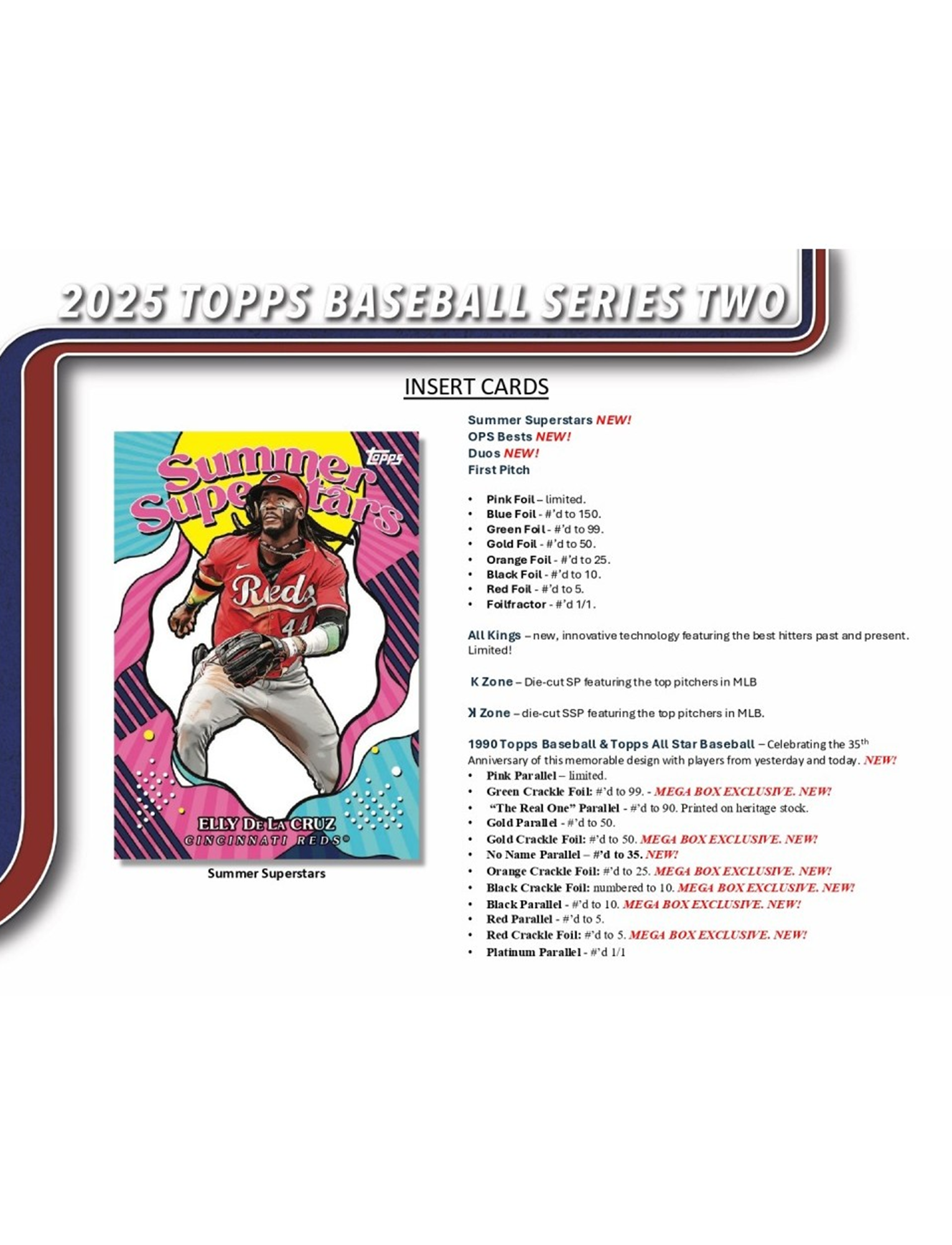 2025 Topps MLB Series 2 Baseball Trading Card Mega Pack