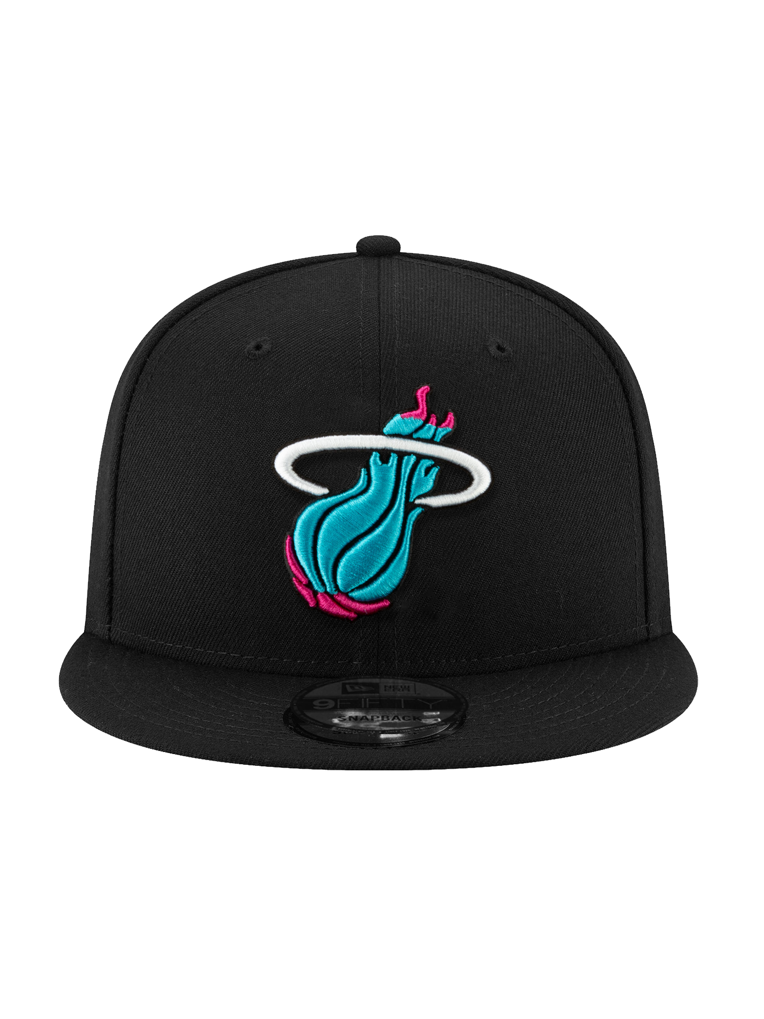 Miami Heat New Era NBA City Alt 9FIFTY Snapback Hat - Black