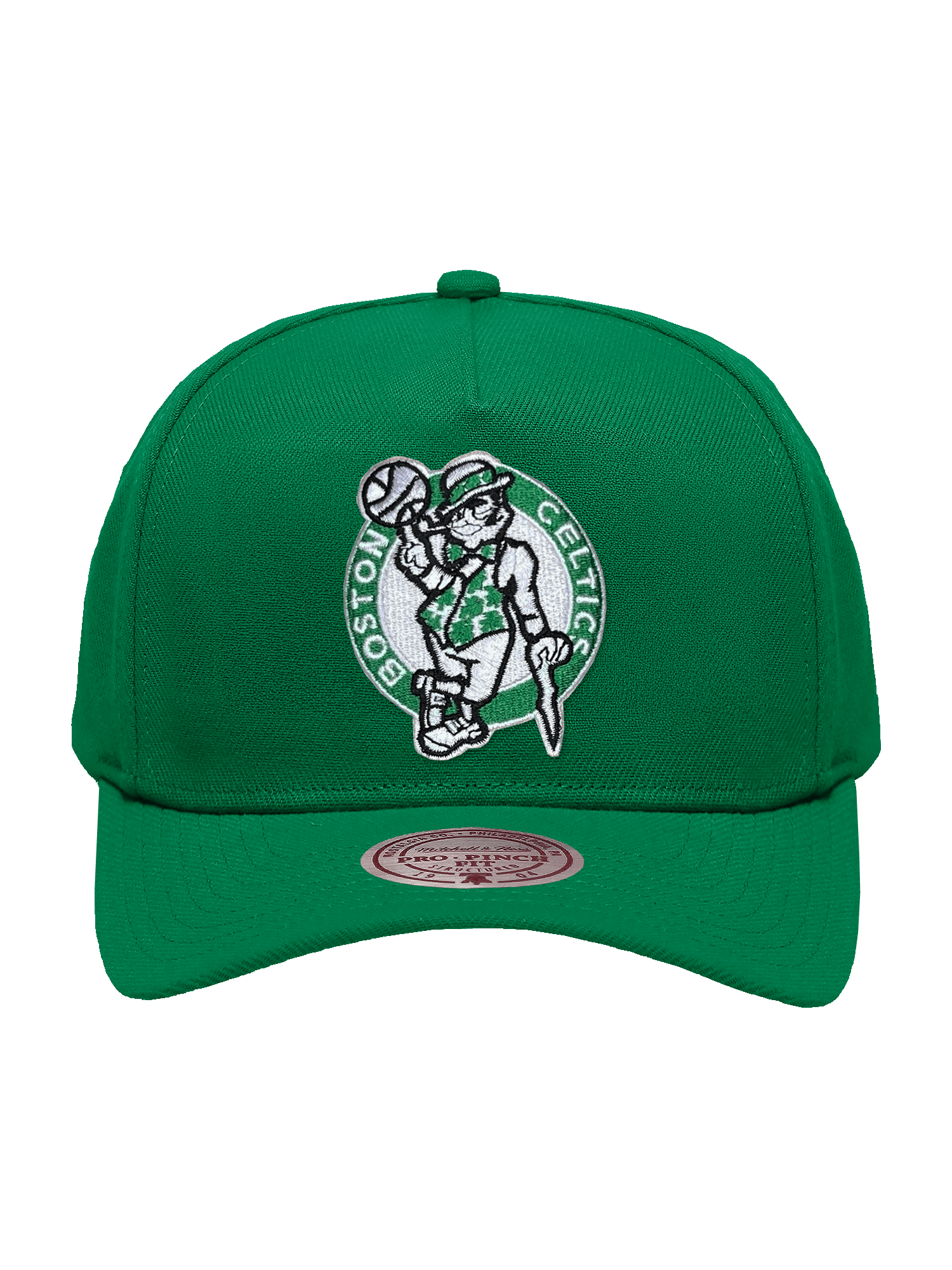 Boston Celtics Mitchell & Ness NBA HWC Pro Pinch Snapback Hat - Green