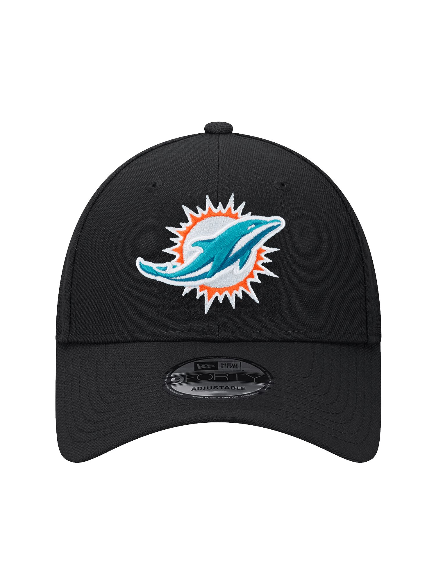 Miami Dolphins New Era NFL Team 9FORTY Snapback Hat - Black