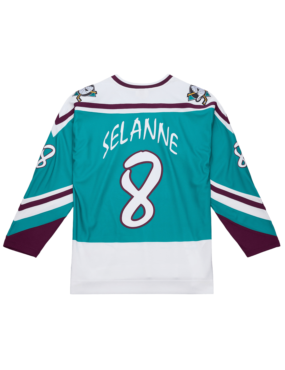Teemu Selanne Anaheim Ducks Mitchell & Ness NHL 96 Alt Power Play Jersey - Teal
