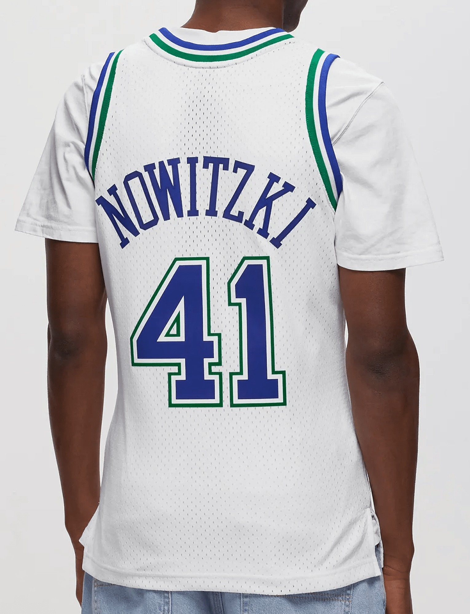 Dirk Nowitzki Dallas Mavericks Mitchell & Ness NBA 98-99 Swingman Jersey  - White