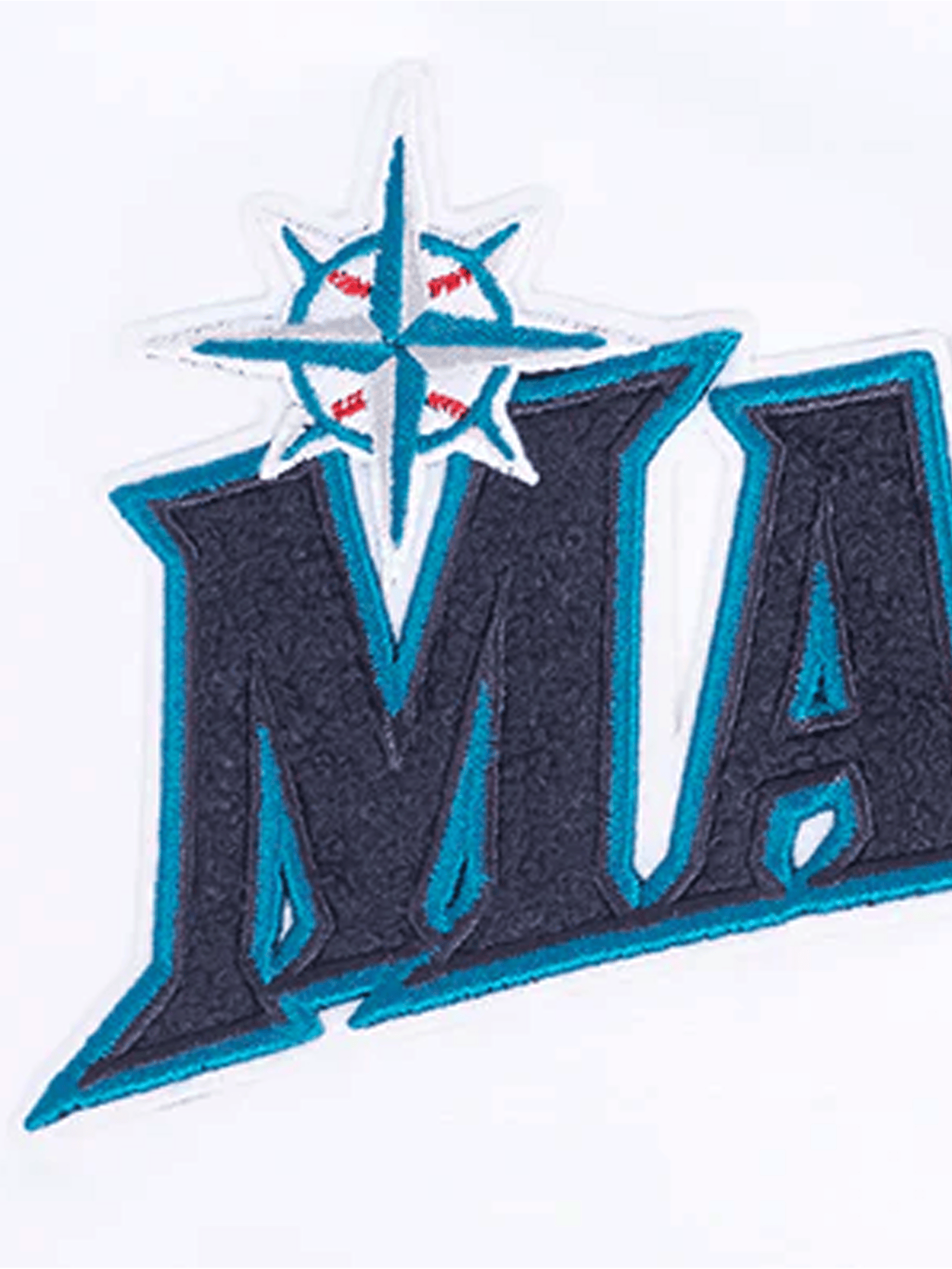 Seattle Mariners Pro Standard MLB Team Chenille Flex T-Shirt - White