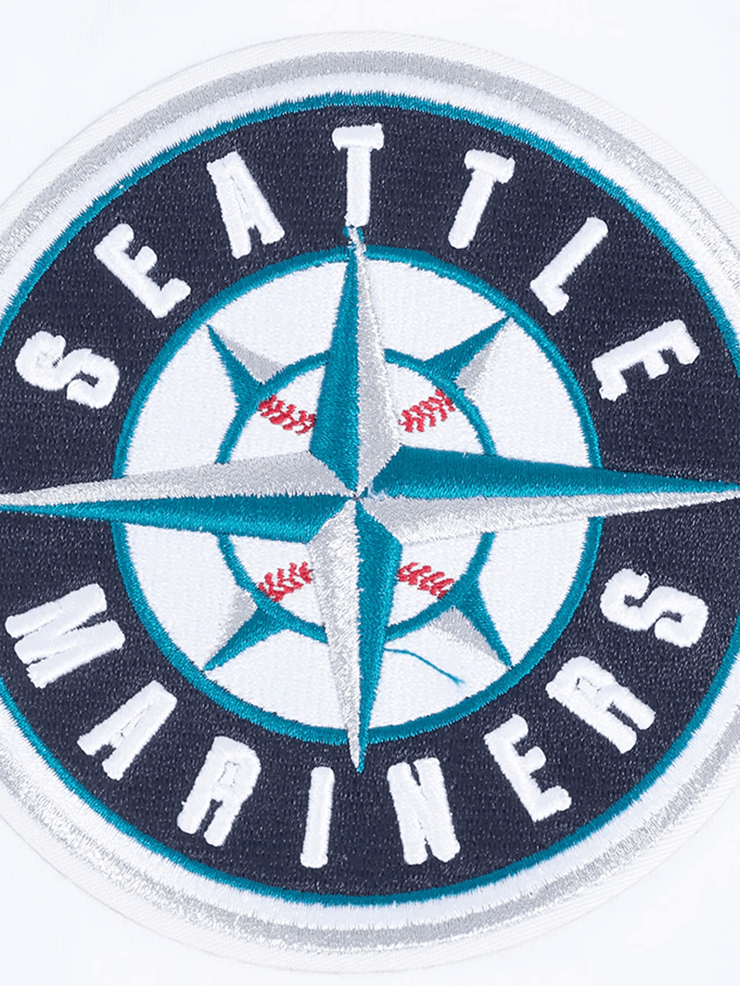 Seattle Mariners Pro Standard MLB Team Chenille Flex T-Shirt - White