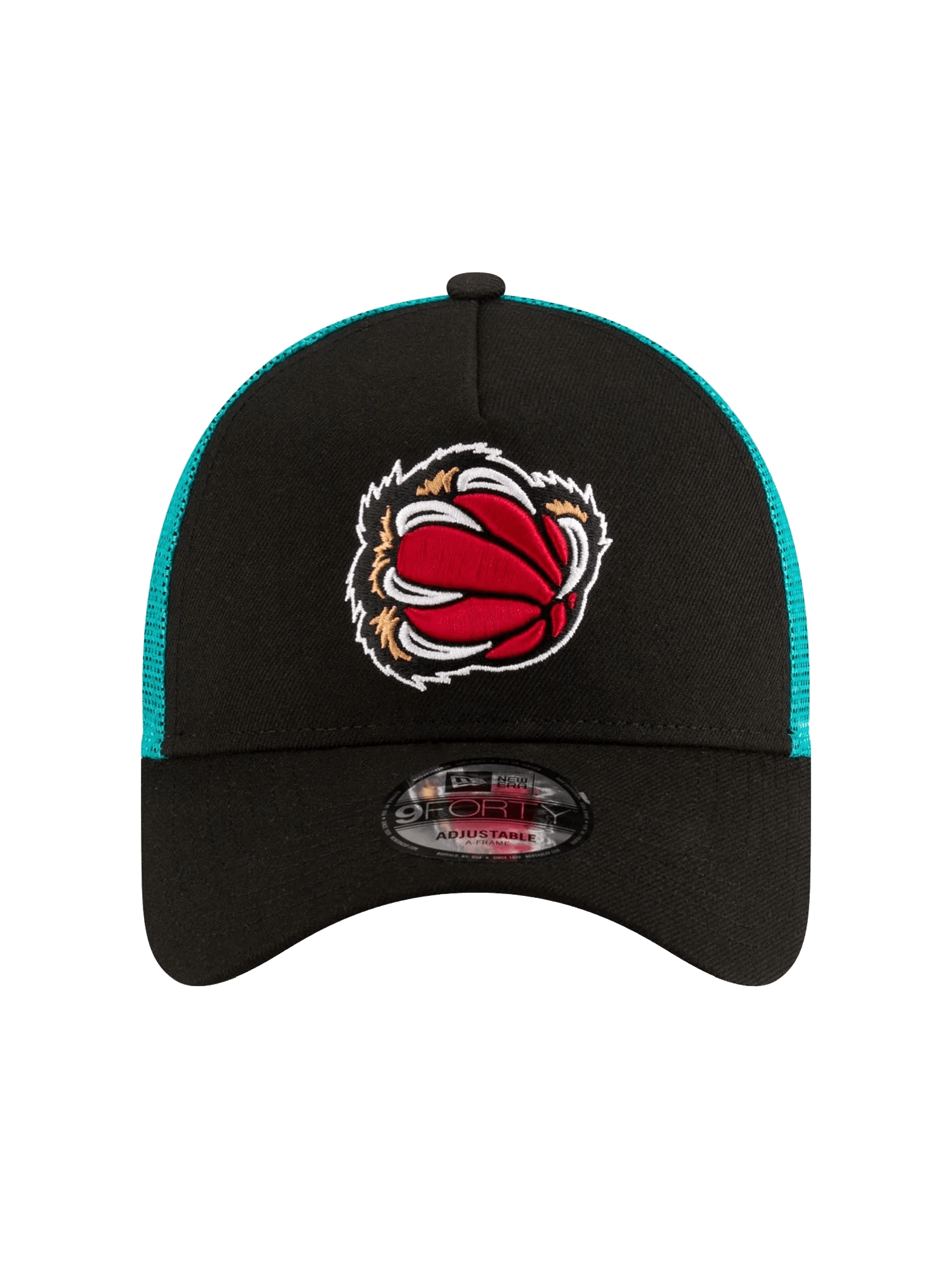 Memphis Grizzlies New Era NBA Classic 9FORTY A-Frame Trucker Snapback Hat - Black