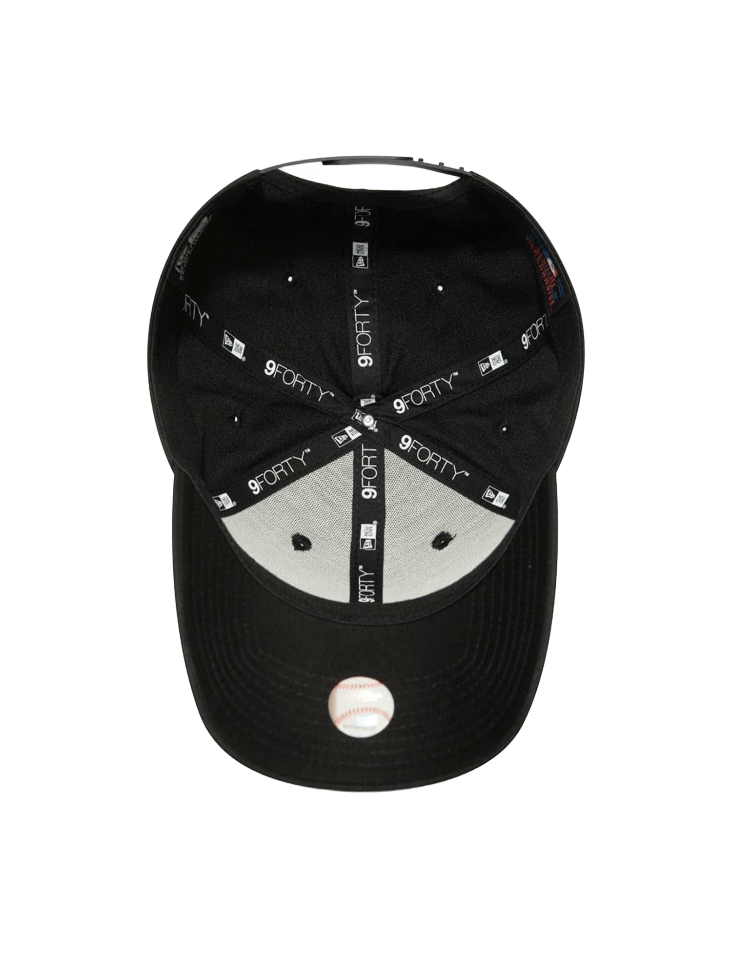 MLB Batterman Logo New Era 9FORTY Curve Snapback Hat - Black