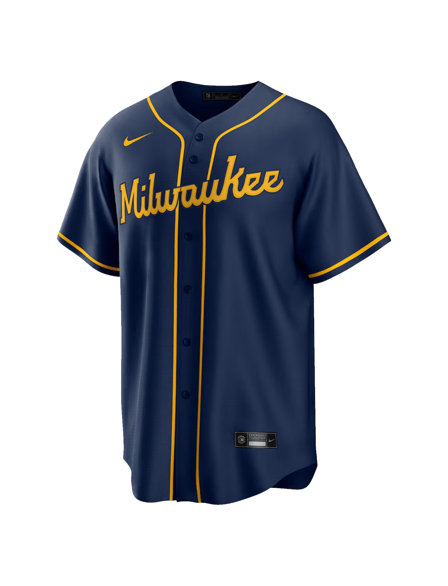 Milwaukee Brewers Nike MLB Alternate 2 Replica Jersey - Navy