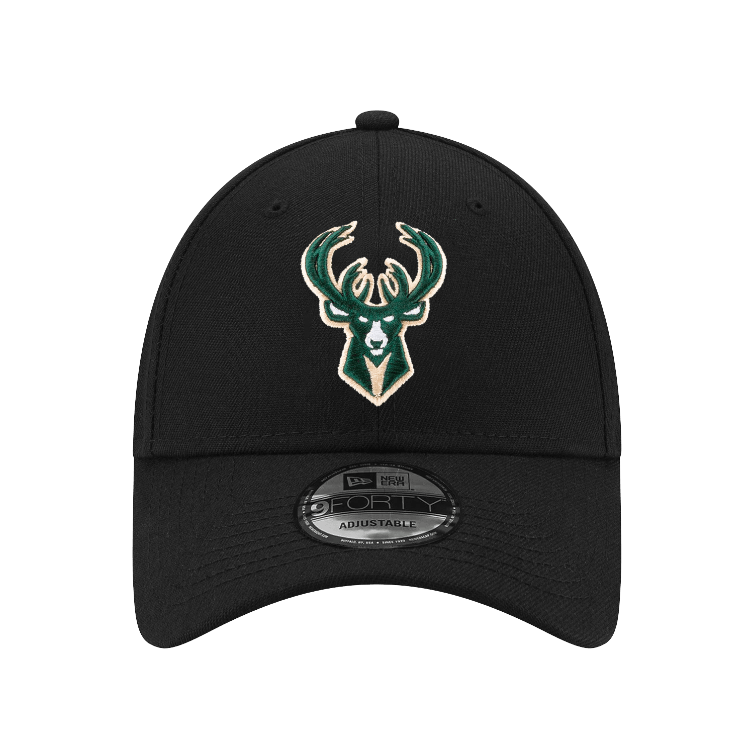 Milwaukee Bucks New Era NBA Team 9FORTY Snapback Hat - Black