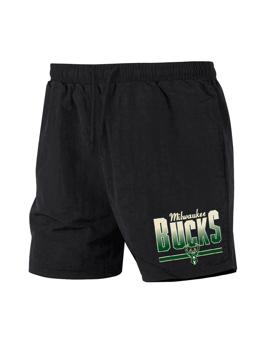 Milwaukee Bucks NBA Bloomfield Nylon Shorts - Black