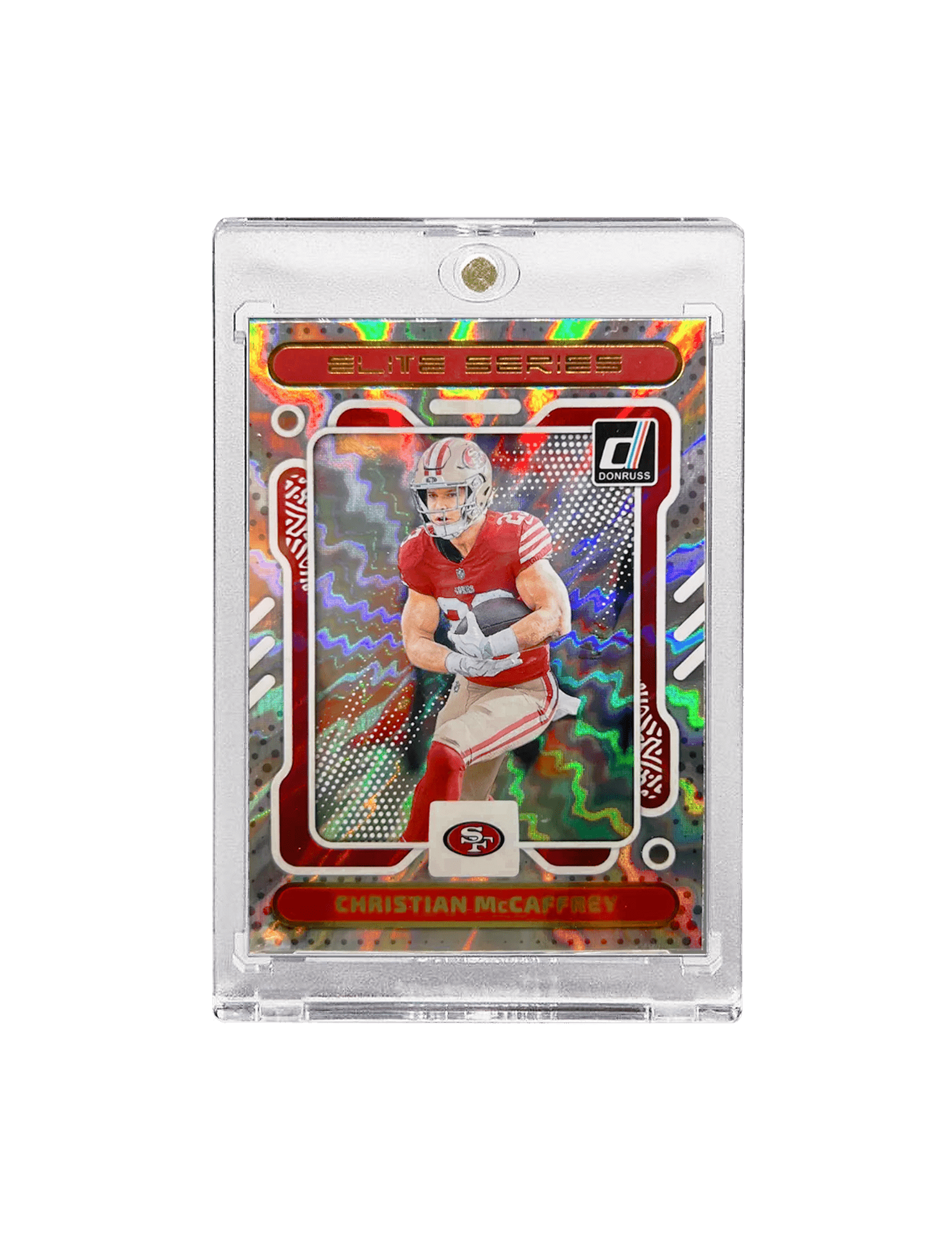 Christian McCaffrey San Francisco 49ers Panini 23 Donruss Elite Series Card