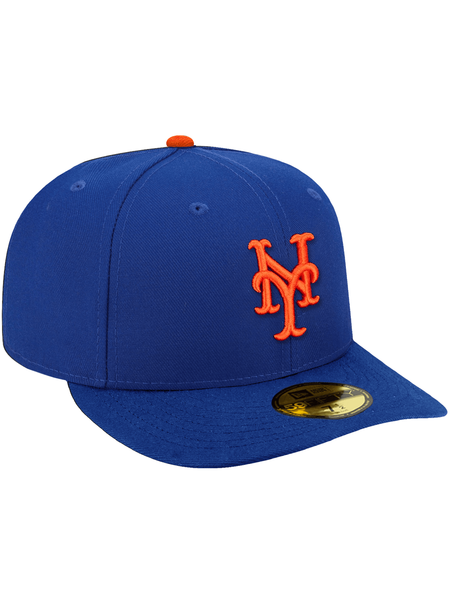 New York Mets New Era MLB AC On-Field Game 59FIFTY Pre-Curved Fitted Hat - Blue