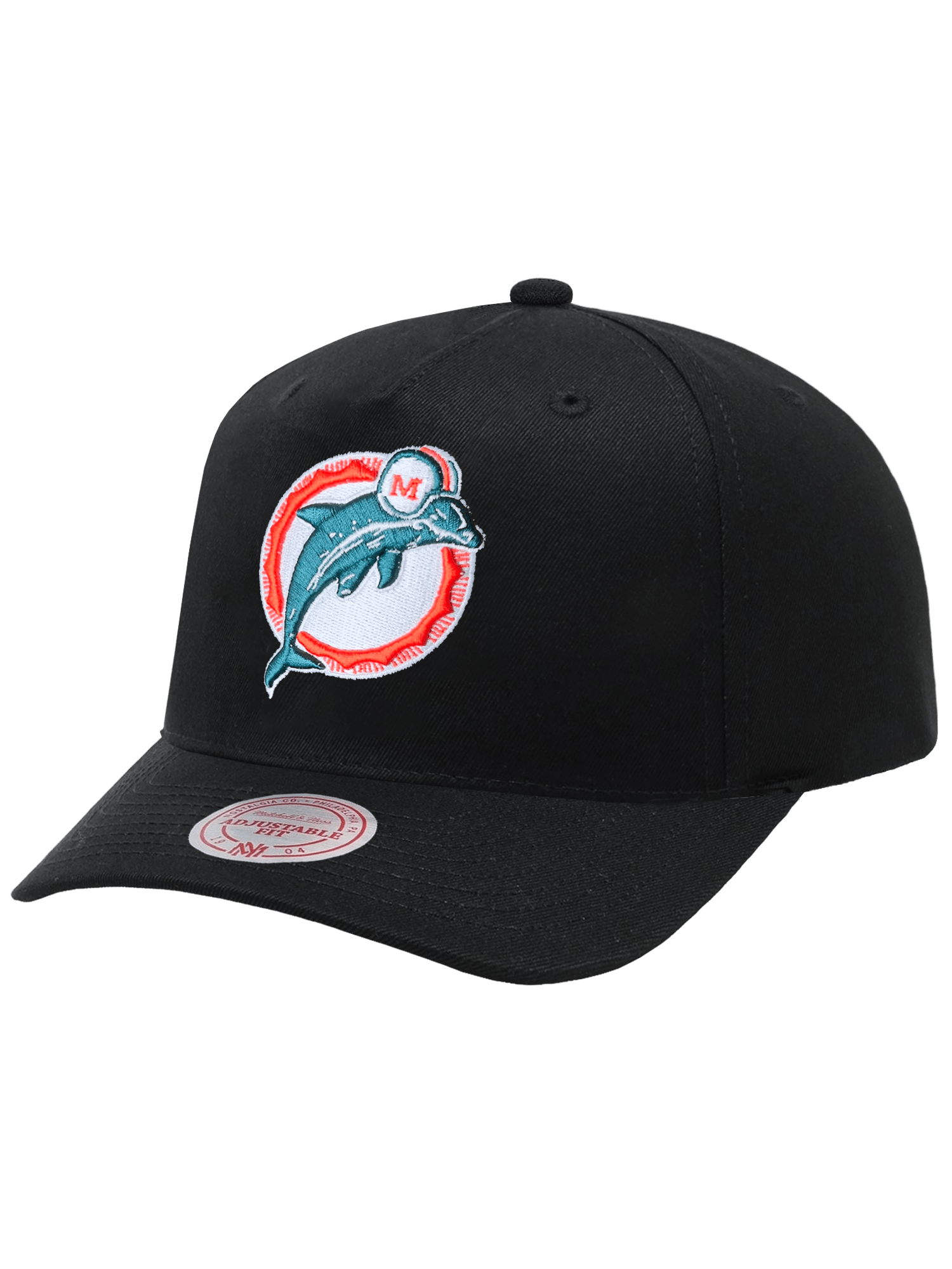 Miami Dolphins Mitchell & Ness NFL Throwback MVP Snapback Hat - Black