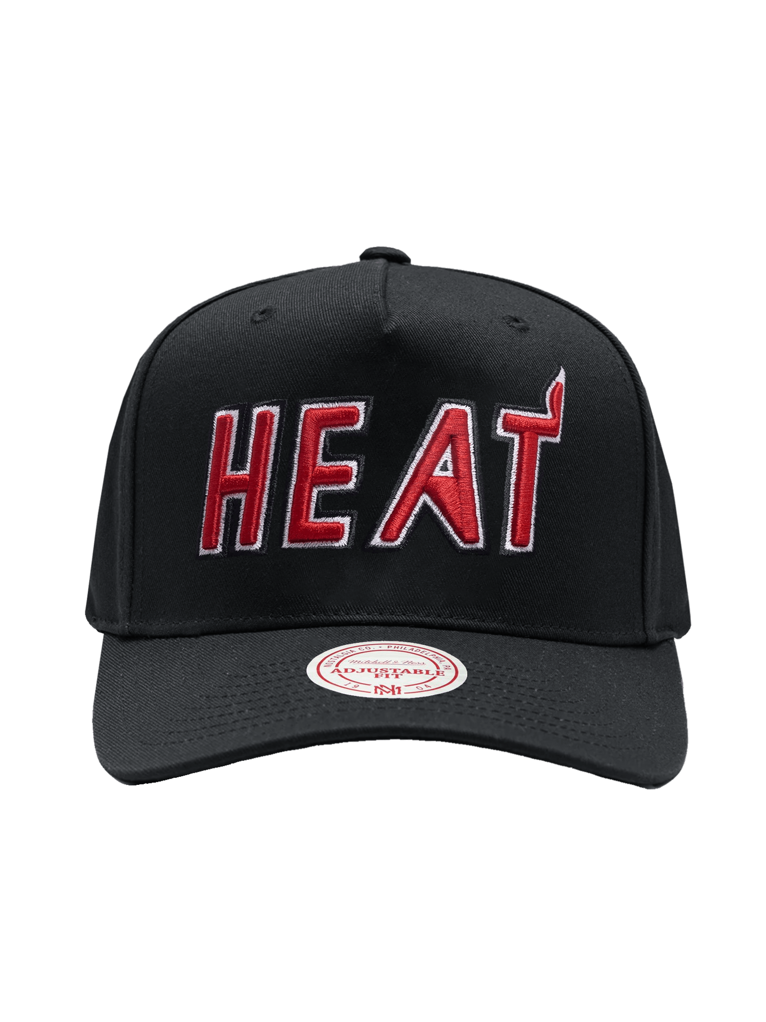 Miami Heat Mitchell & Ness NBA HWC MVP Snapback Hat - Black