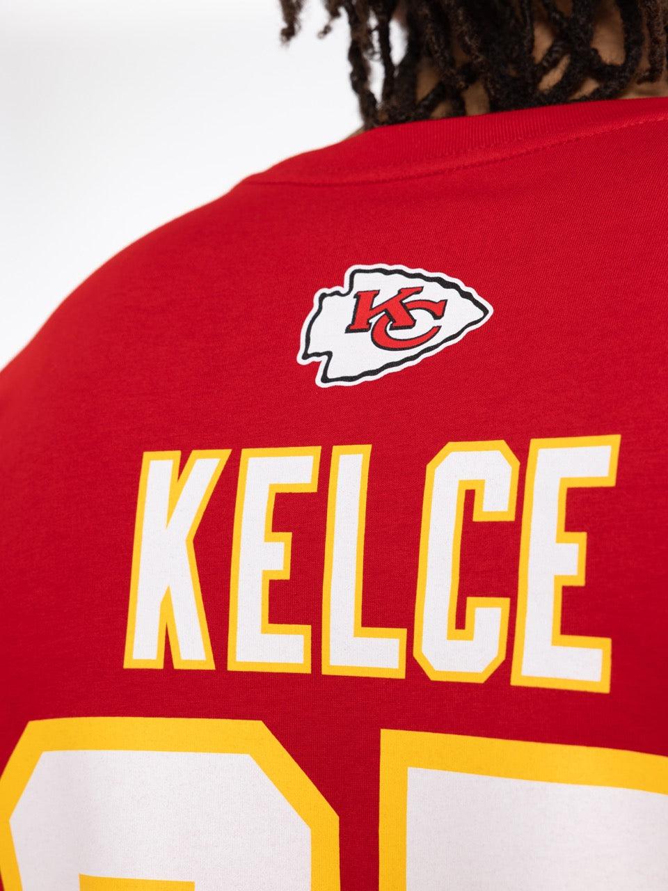 Travis Kelce Kansas City Chiefs NFL Name & Number T-Shirt - Red