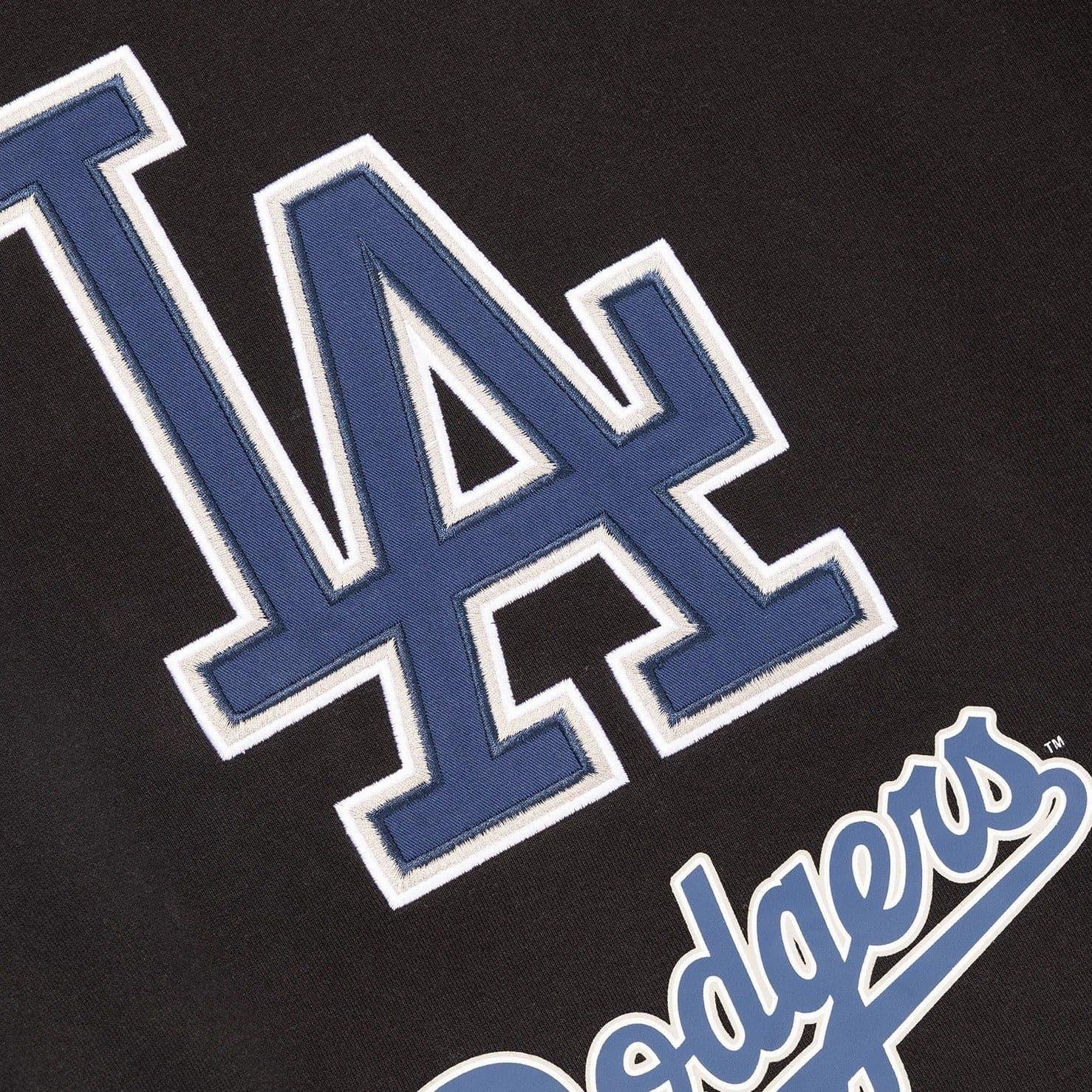 Los Angeles Dodgers Majestic MLB V Ath Vintage Crew Jumper - Faded Black
