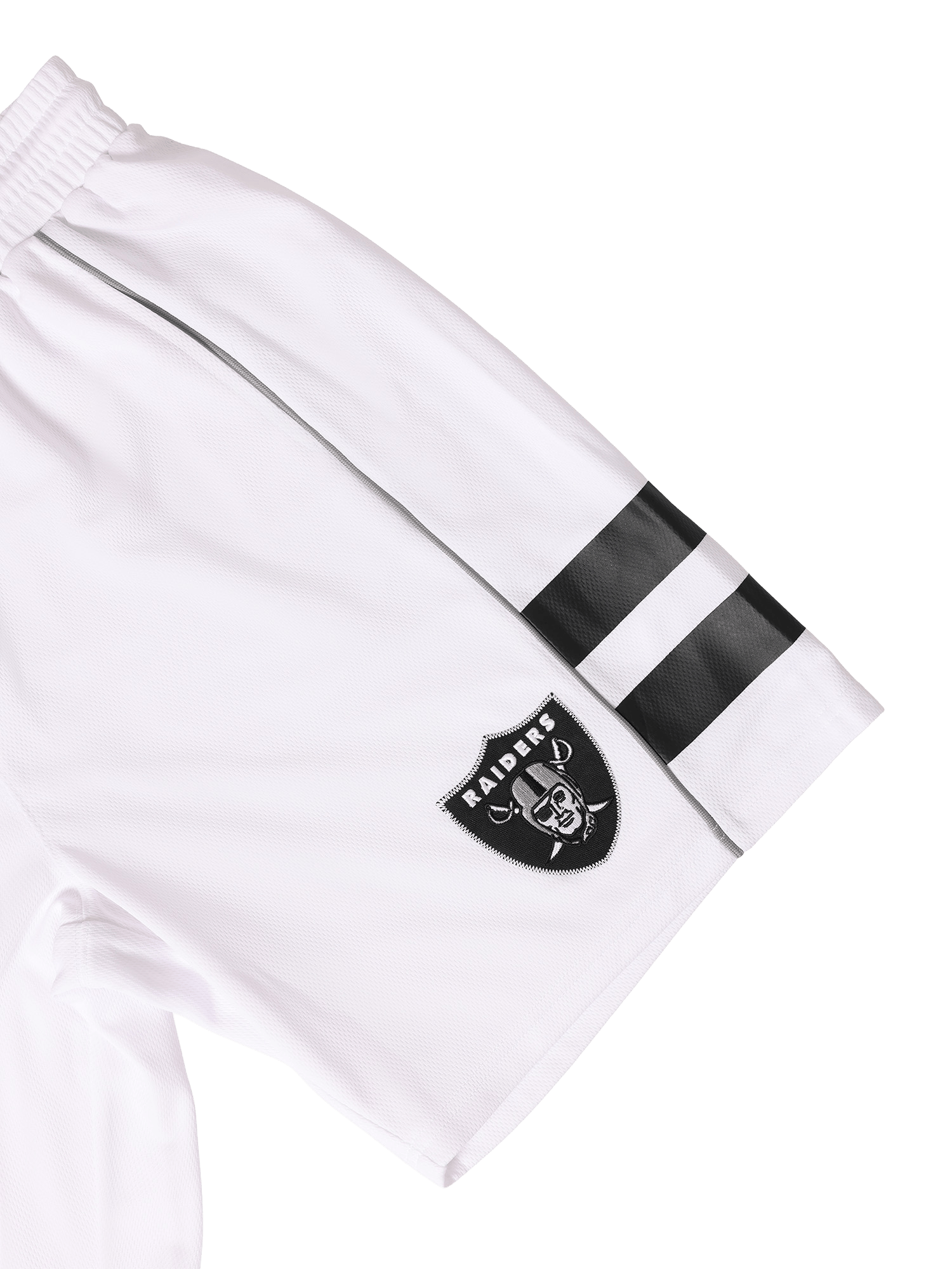 Las Vegas Raiders Majestic NFL Team Fan Mesh Shorts - White