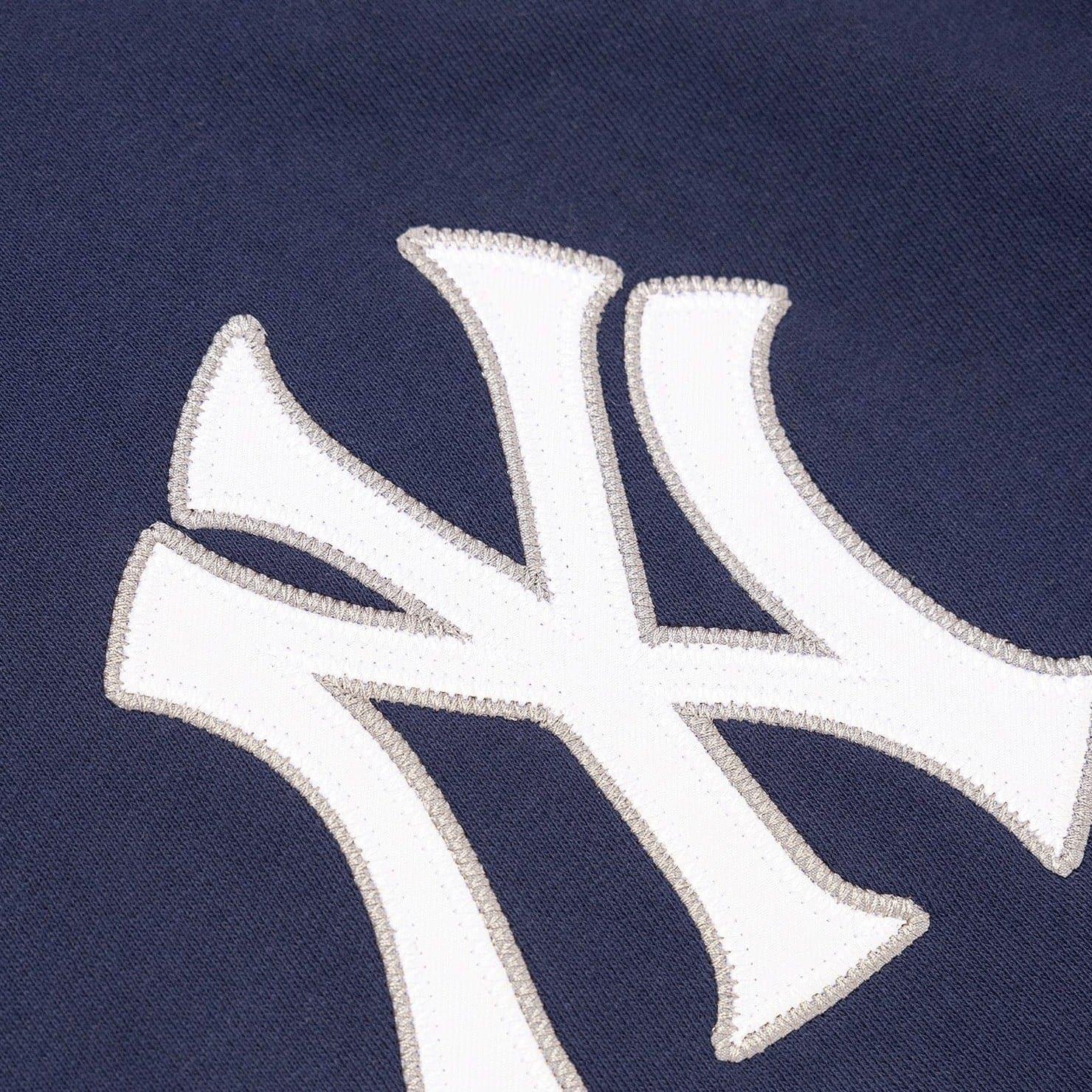 New York Yankees MLB V Ath Vintage Hoodie Jumper - Faded Navy
