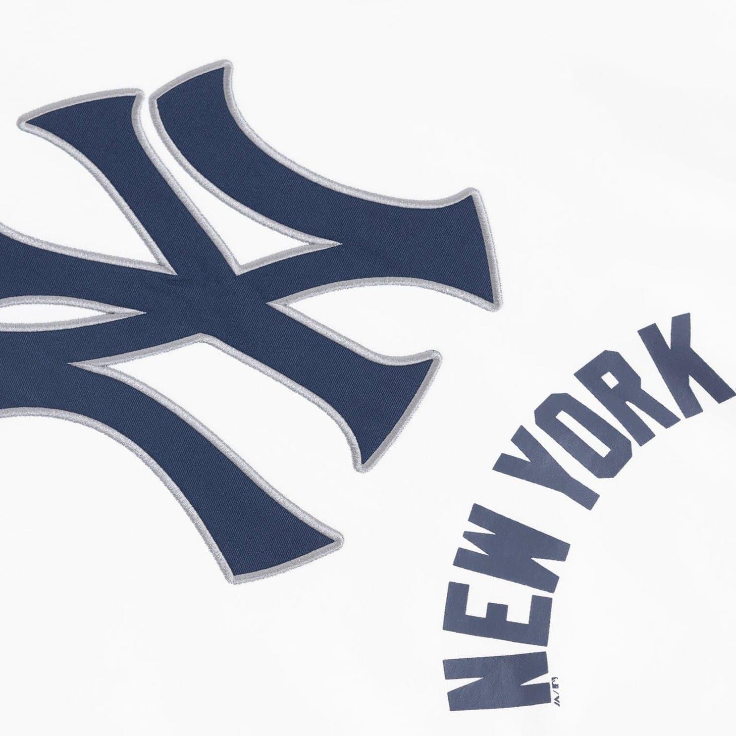 New York Yankees Majestic MLB V Ath Vintage Crew Jumper - Vintage White