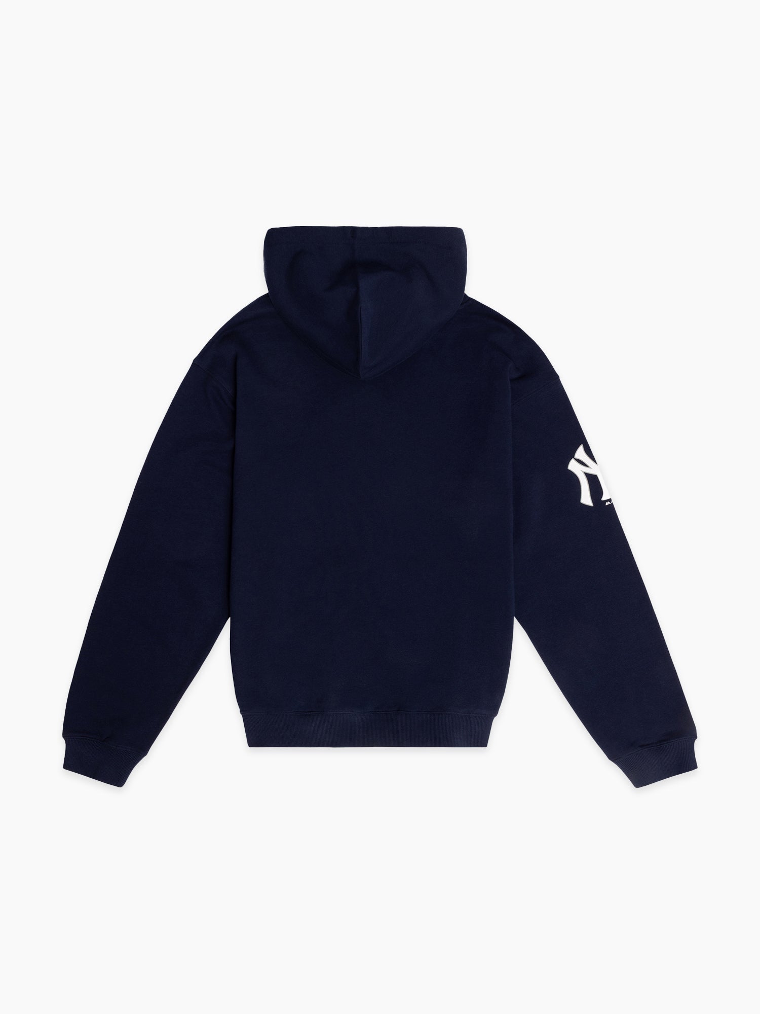 New York Yankees Majestic MLB Script Vintage Hoodie Jumper - Navy
