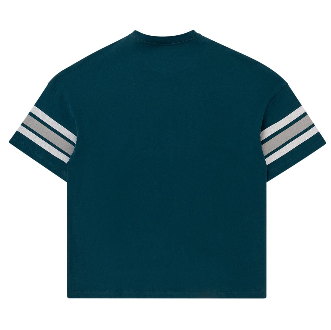 Philadelphia Eagles Majestic NFL Oversized Sport Stripe T-Shirt - Green