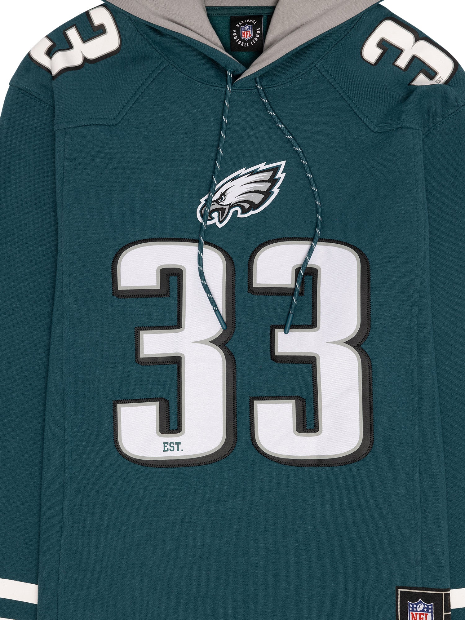Philadelphia Eagles NFL Foundation Panel Hoodie Jumper - Green