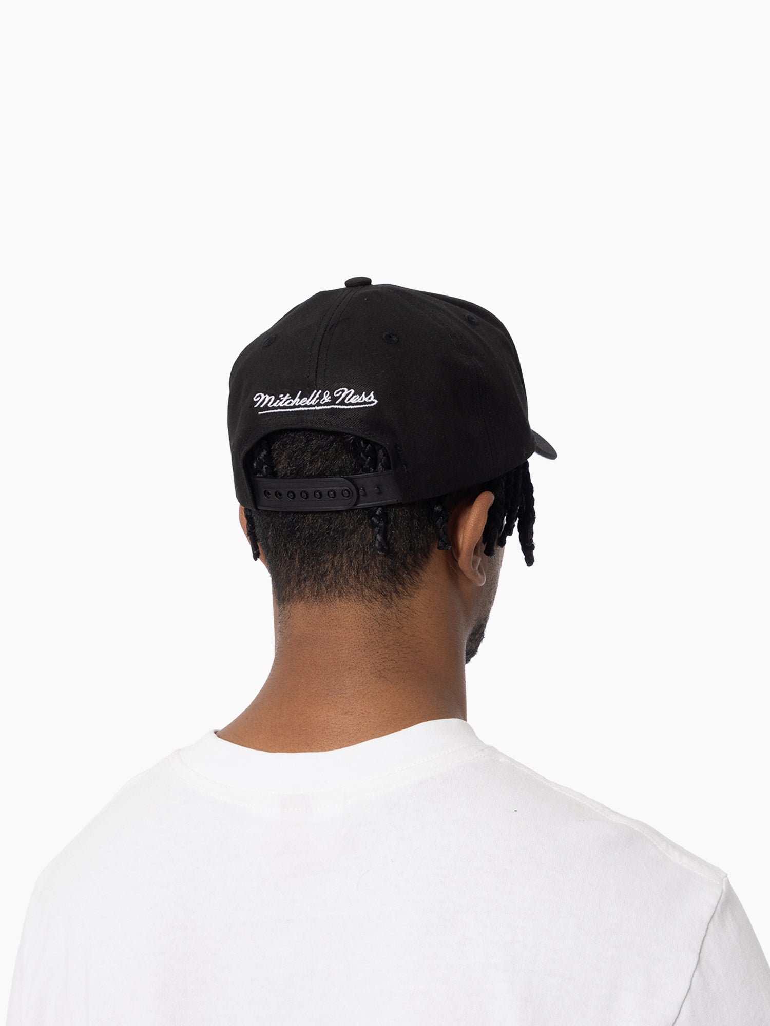 Anaheim Mighty Ducks Mitchell & Ness NHL Team Pro Pinch Snapback Hat - Black