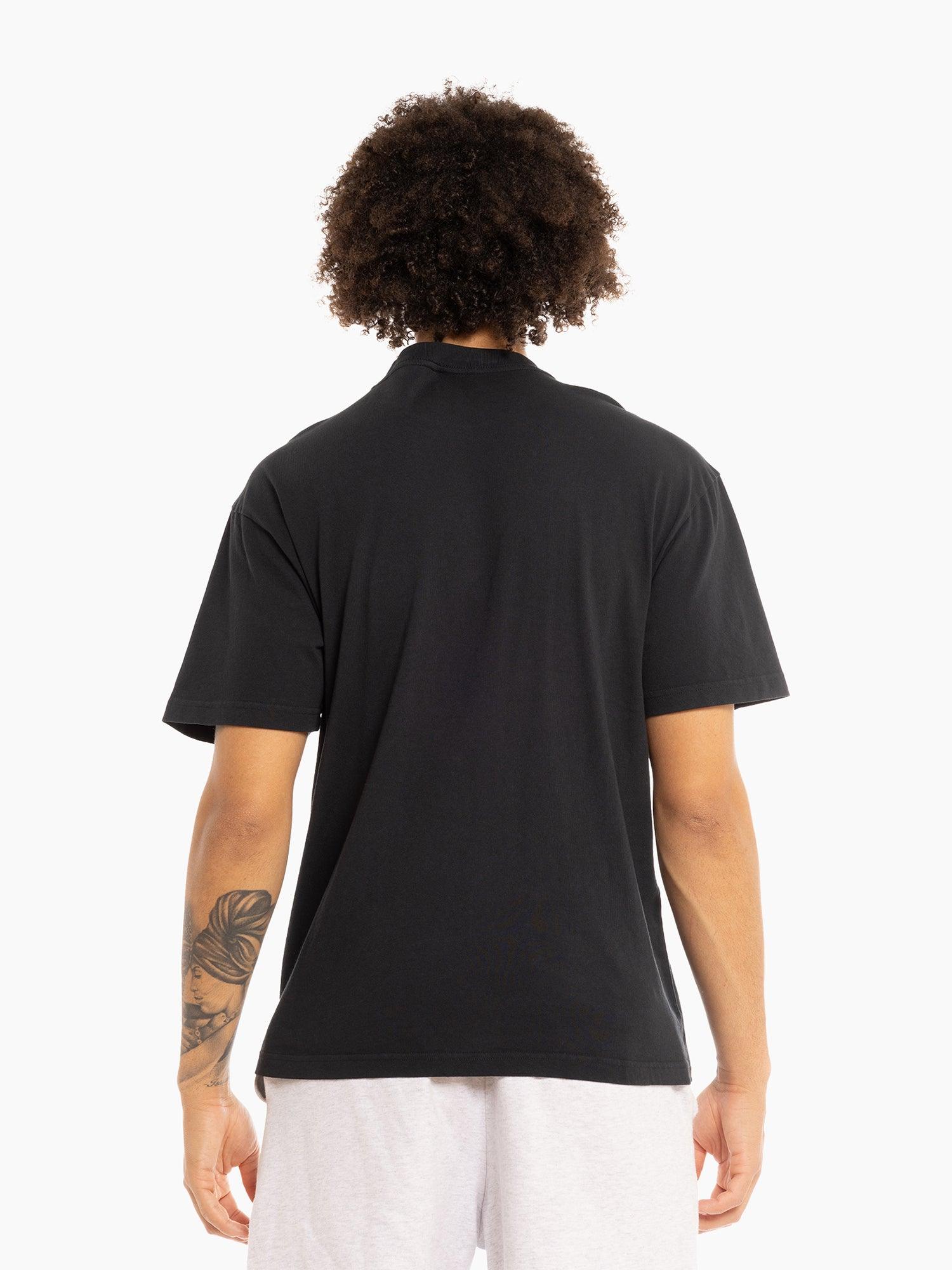 Boston Celtics Mitchell & Ness NBA Tri Logo Vintage T-Shirt - Faded Black