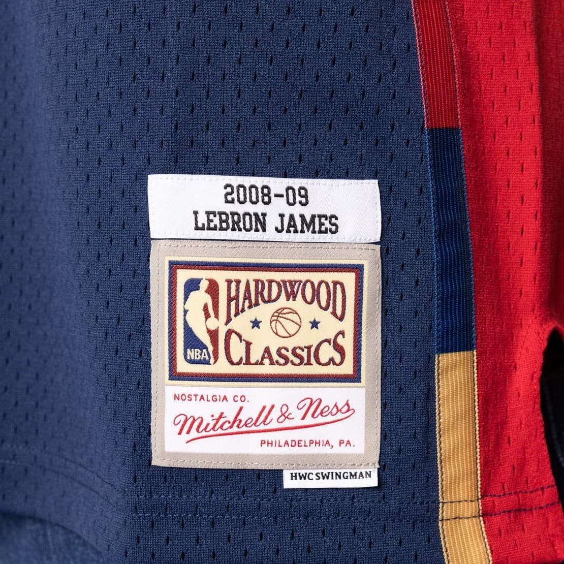 Youths LeBron James Cleveland Cavaliers Mitchell & Ness NBA 08-09 Alt Swingman Jersey - Navy