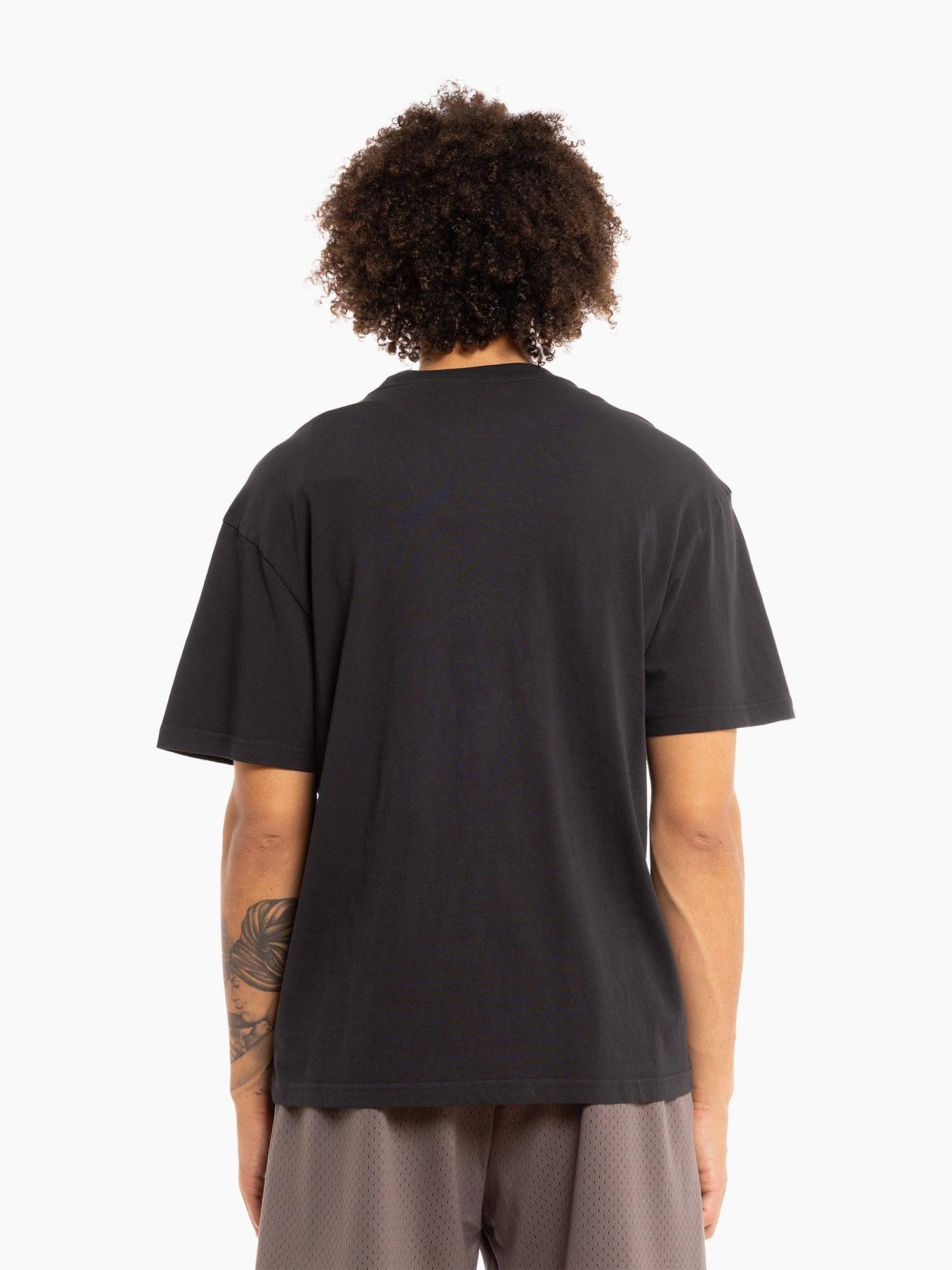 Chicago Bulls Mitchell & Ness NBA Tri Logo Vintage T-Shirt - Faded Black