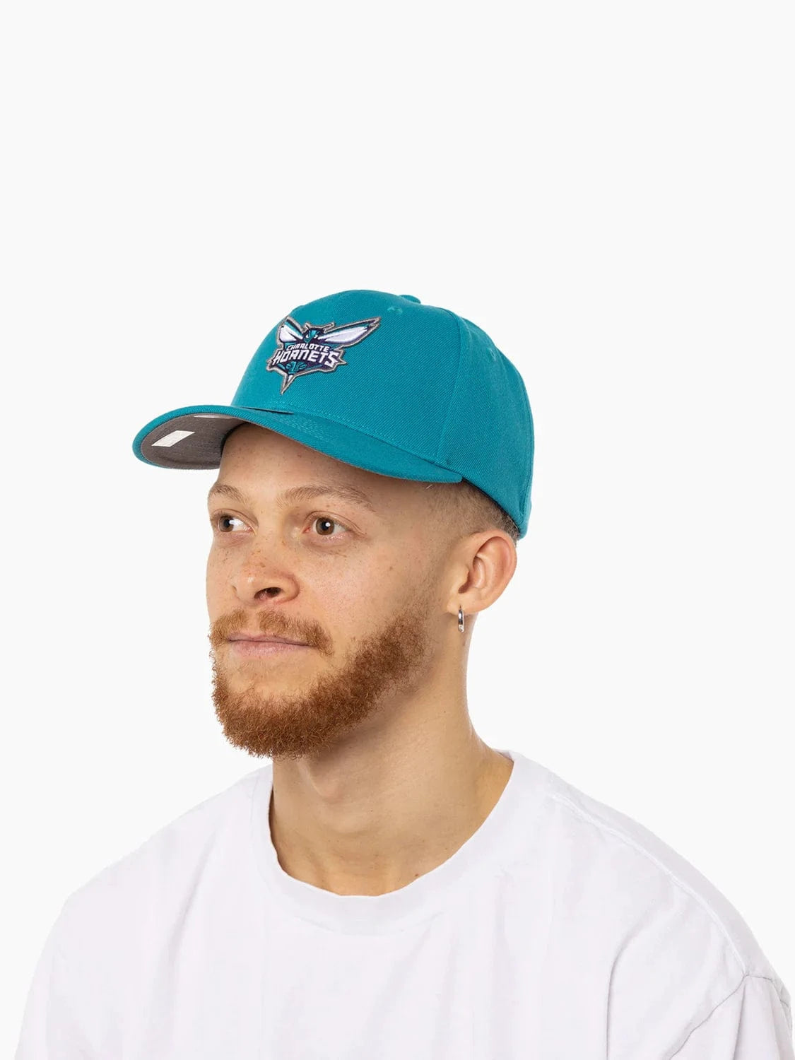 Charlotte Hornets Mitchell & Ness NBA Team 2.0 Pro Crown Snapback Hat - Teal