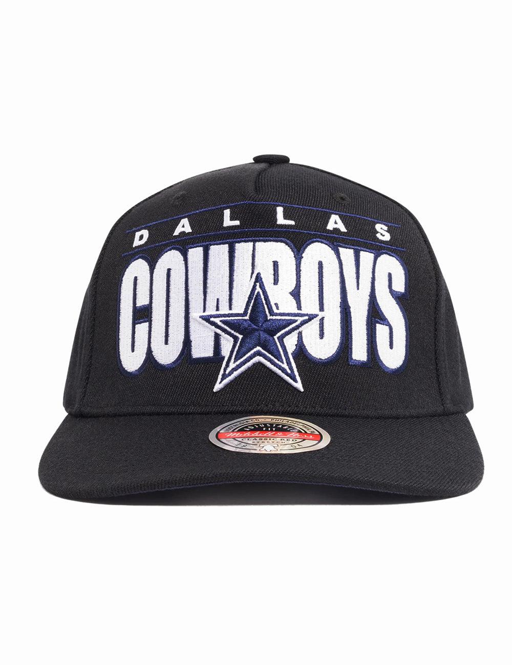 Dallas Cowboys Mitchell & Ness NFL Billboard 2.0 Classic Red Snapback Hat - Black
