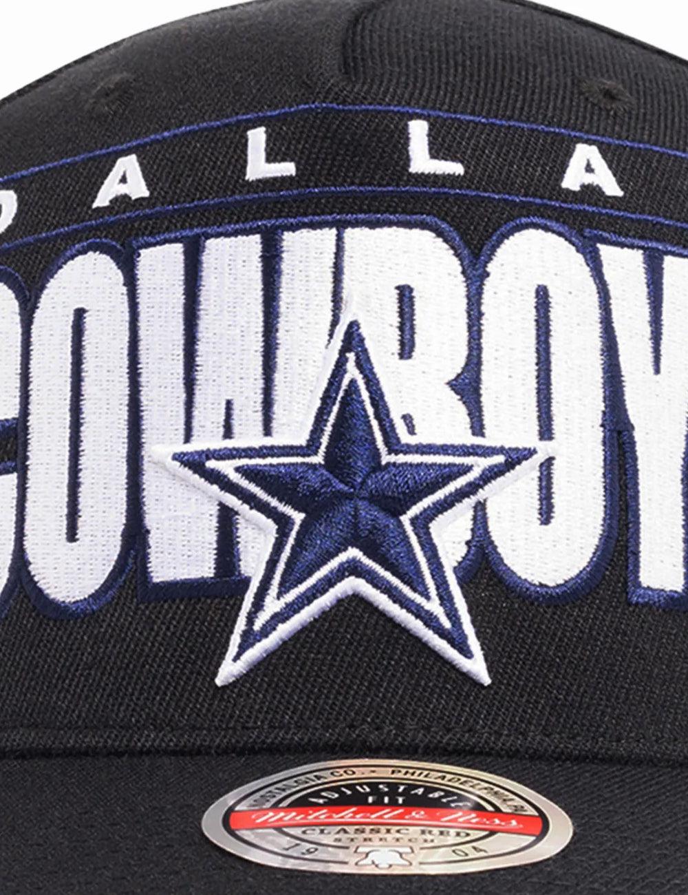 Dallas Cowboys Mitchell & Ness NFL Billboard 2.0 Classic Red Snapback Hat - Black