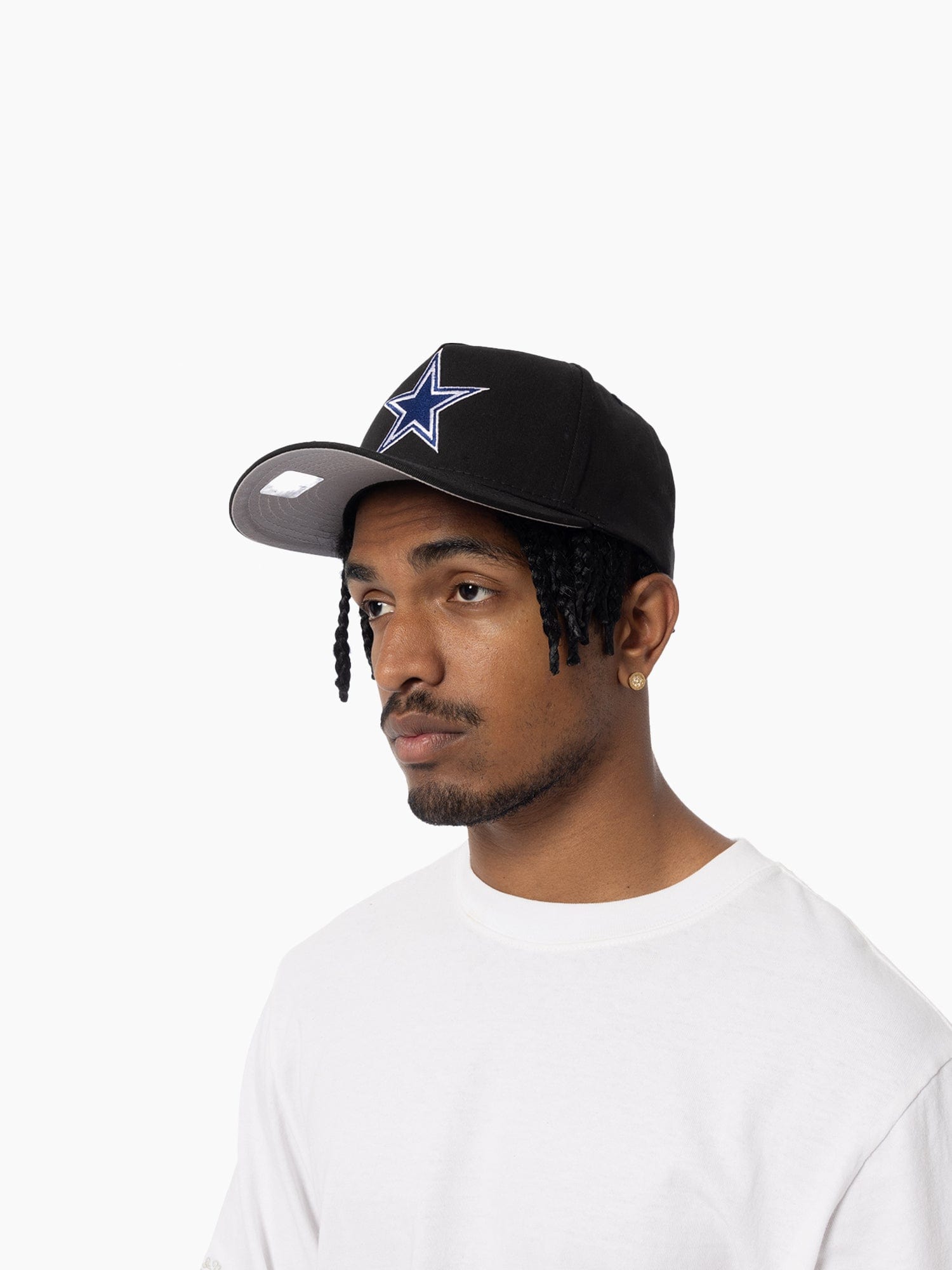 Dallas Cowboys Mitchell & Ness NFL Team Pro Pinch Snapback Hat - Black