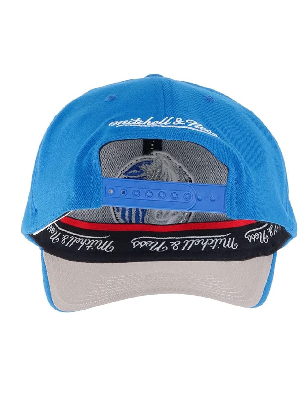 Dallas Mavericks Mitchell & Ness NBA Team Classic Red Snapback Hat - Blue