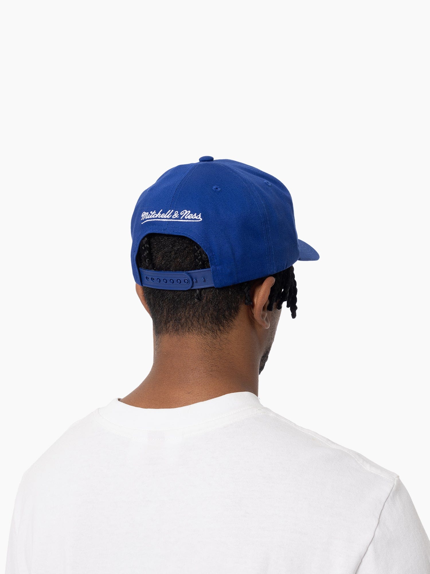 Golden State Warriors Mitchell & Ness NBA HWC Pro Pinch Snapback Hat - Blue