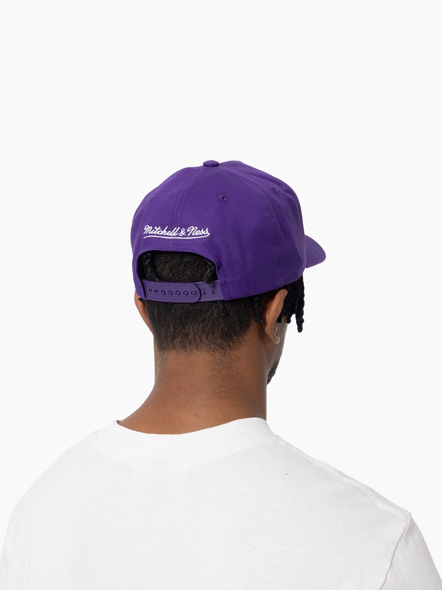 Los Angeles Lakers Mitchell & Ness NBA HWC Pro Pinch Snapback Hat - Purple