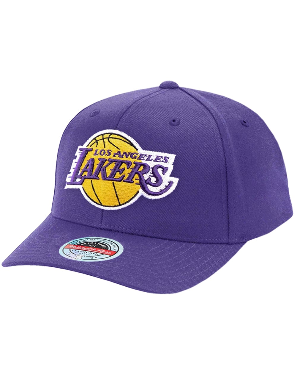 Los Angeles Lakers Mitchell & Ness NBA Team Classic Red Snapback Hat - Purple
