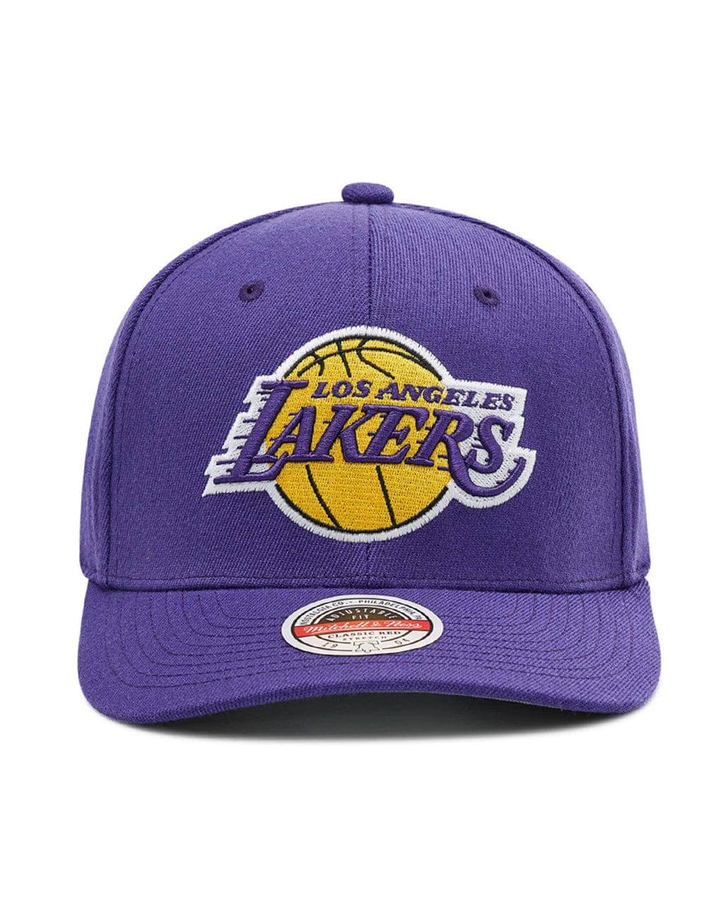 Los Angeles Lakers Mitchell & Ness NBA Team Classic Red Snapback Hat - Purple