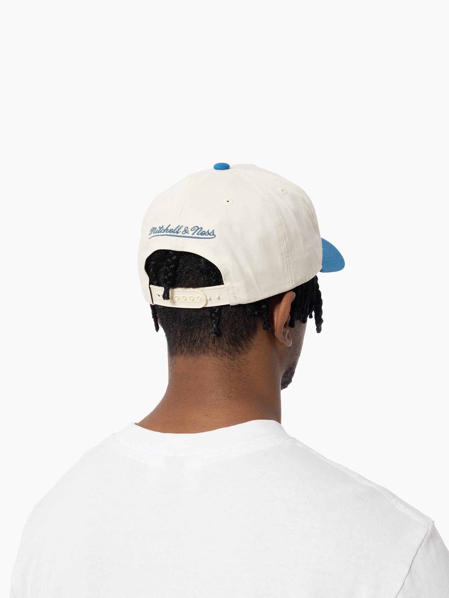 Minnesota Timberwolves Mitchell & Ness NBA HWC 2T Pro Pinch Snapback Hat - Cream