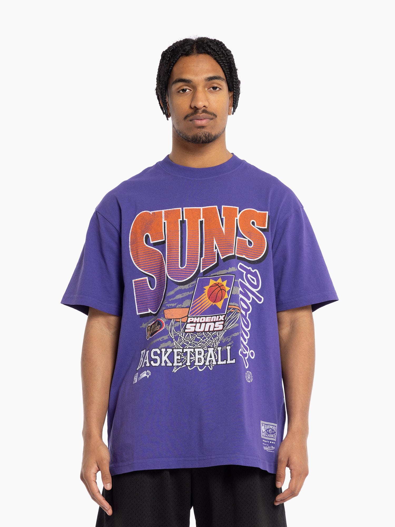 Phoenix Suns Mitchell & Ness NBA Basketed Vintage T-Shirt - Suns Purple