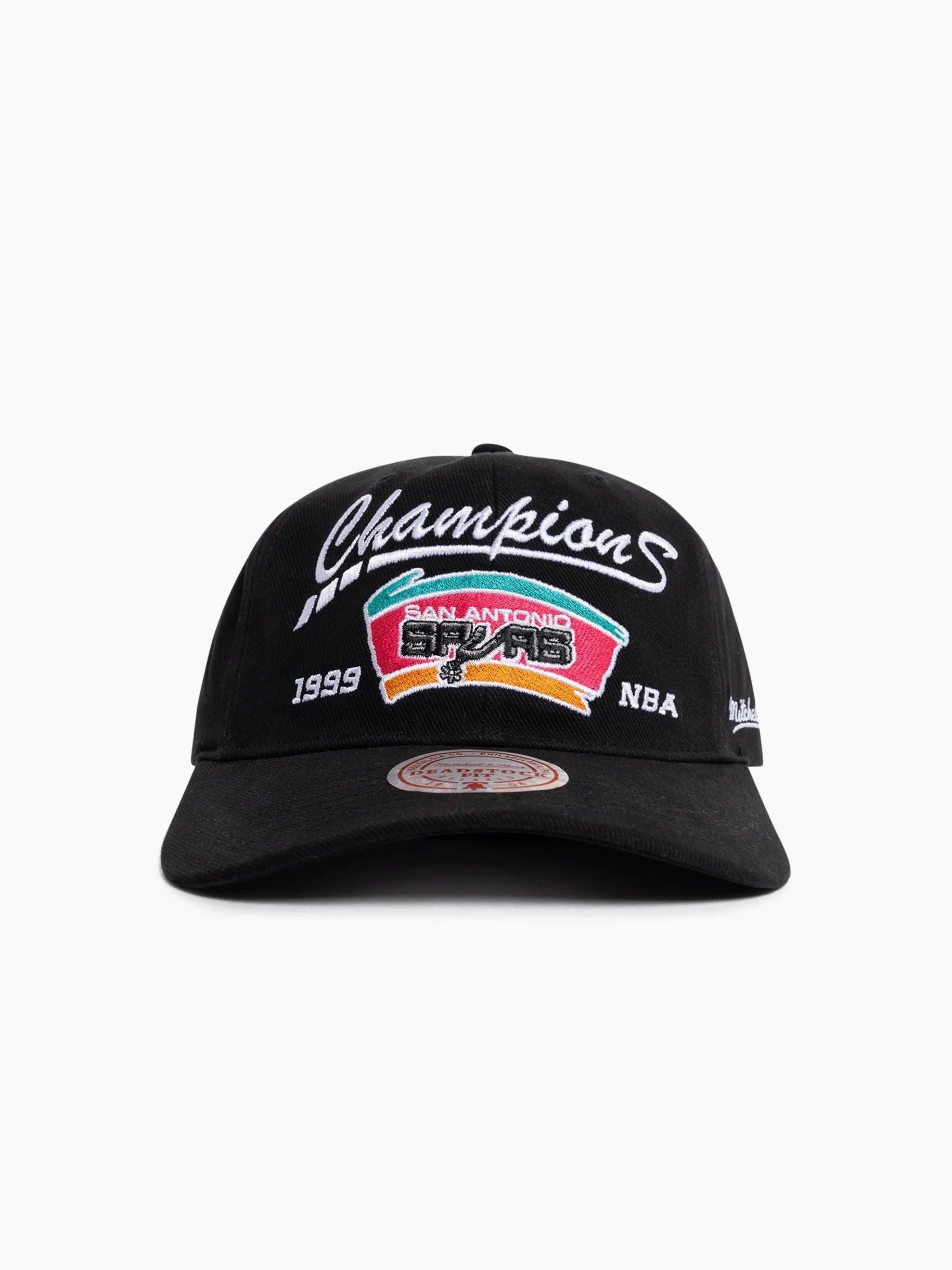 San Antonio Spurs Mitchell & Ness NBA 99 Champs Deadstock Hat - Black